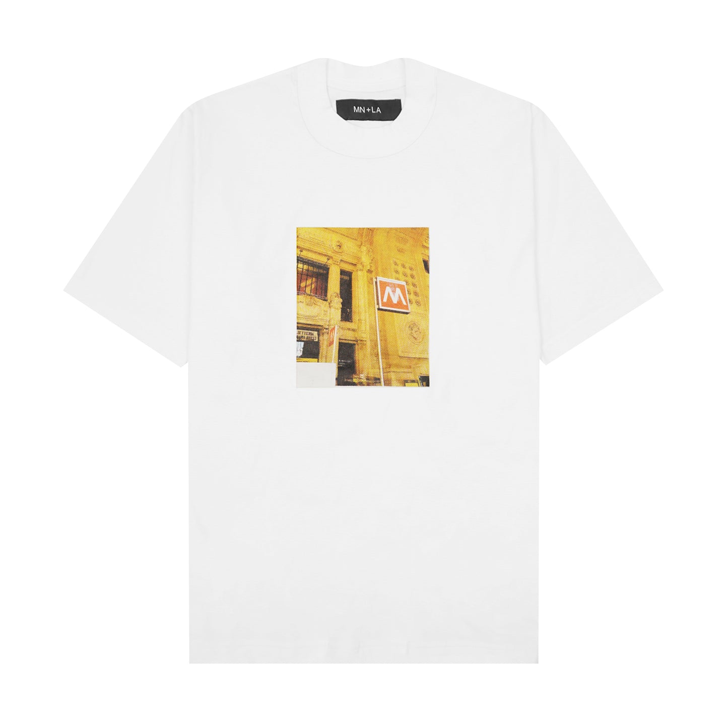 "METRO" TEE IN WHITE