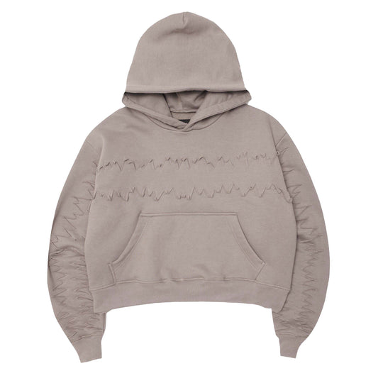 JURASSIC HOODIE IN TAN