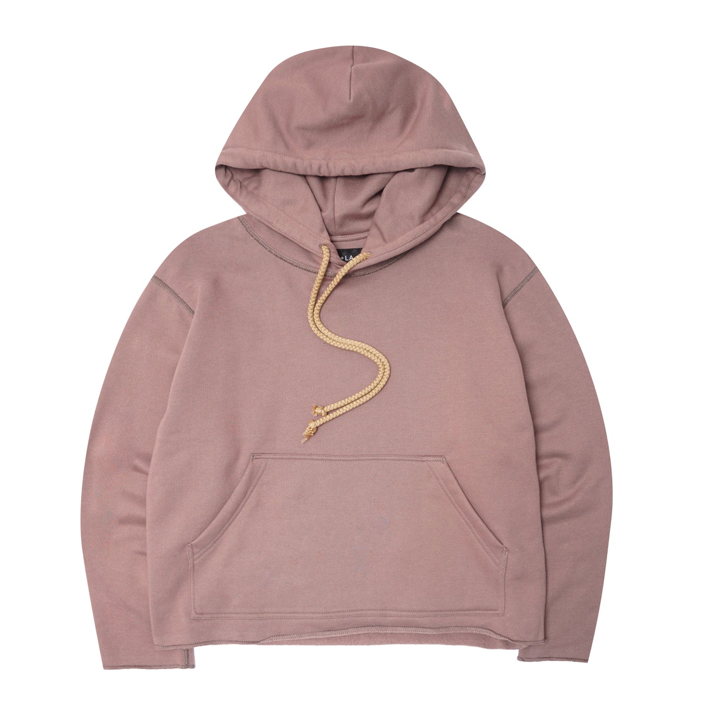 EXO™ CUTOFF HOODIE IN MAUVE