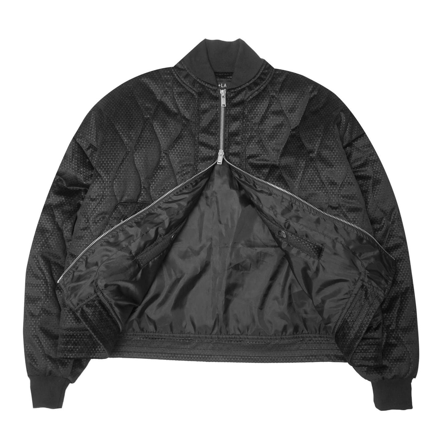 "FLOW" BOMBER JACKET IN CARBON