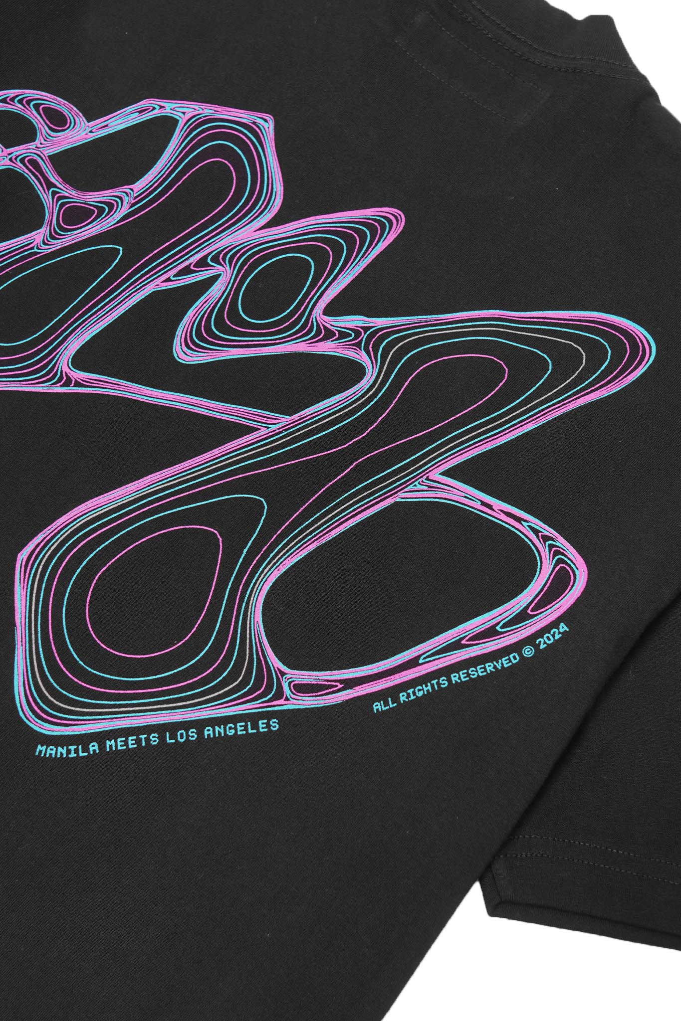 M'$ RIFT BOX TEE IN BRAIN WAVES