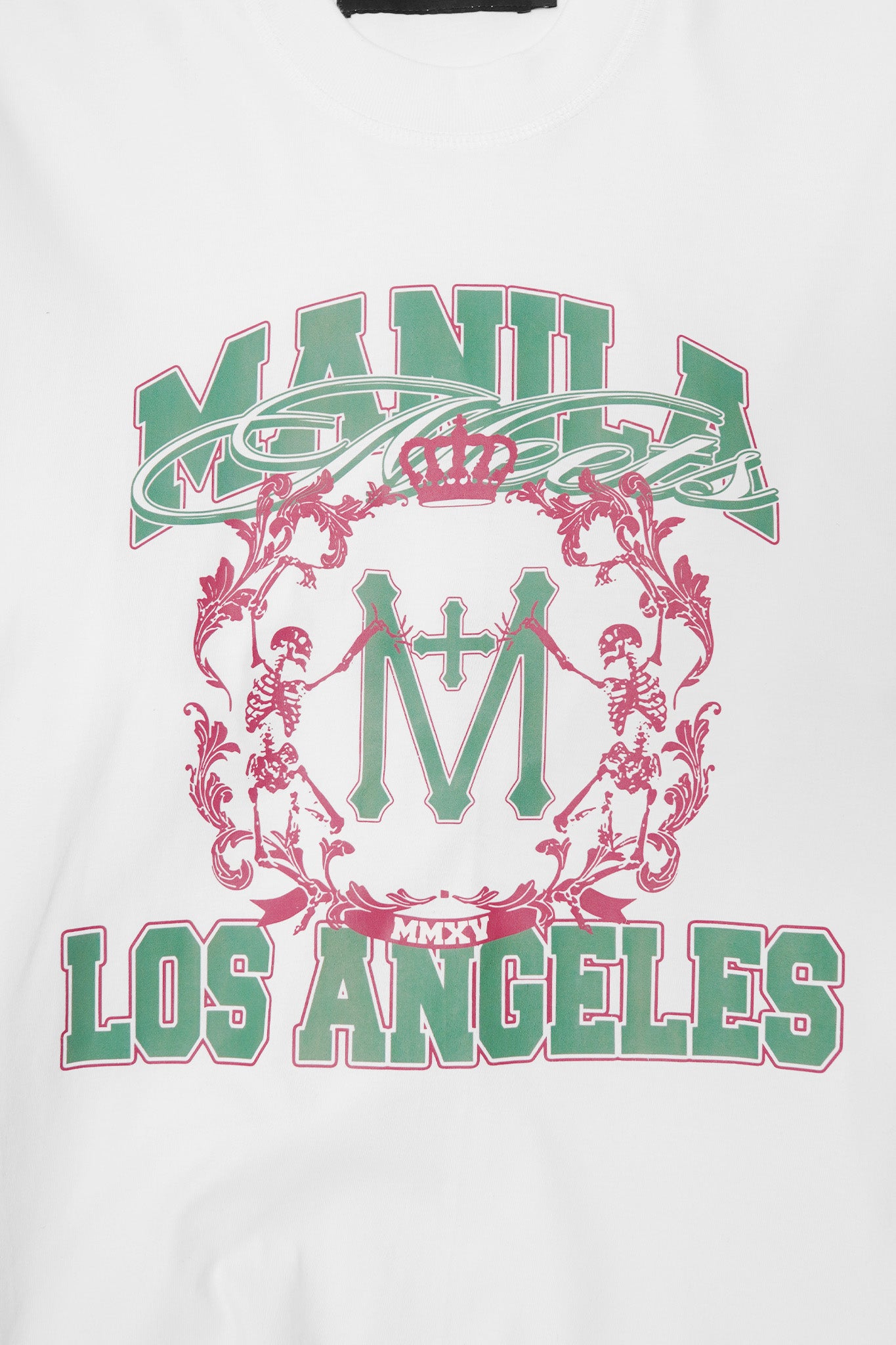 "FAST LANE" LONGSLEEVE TEE IN WHITE