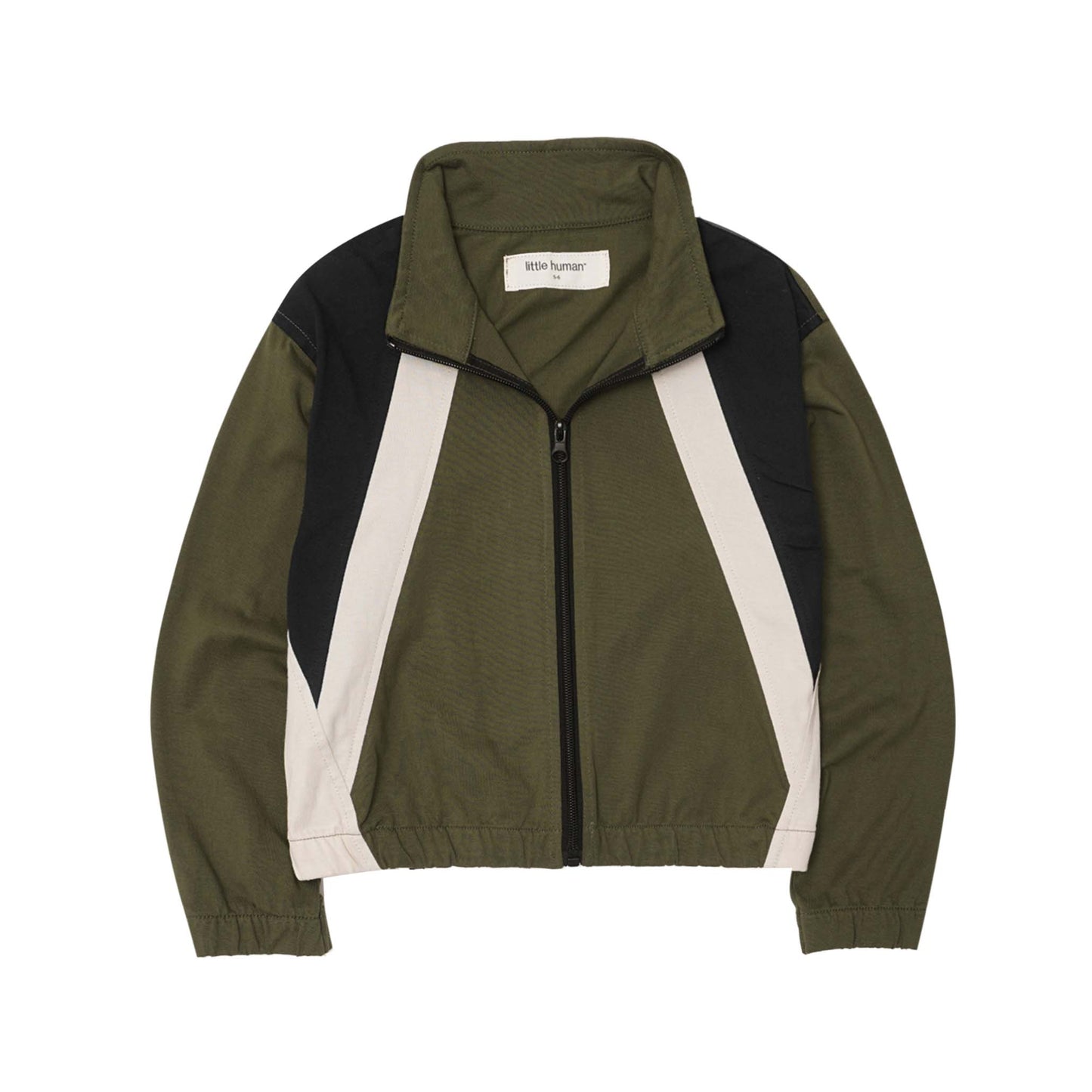 "NEEDLEWORK" LITTLE HUMAN™ JACKET IN OLIVE
