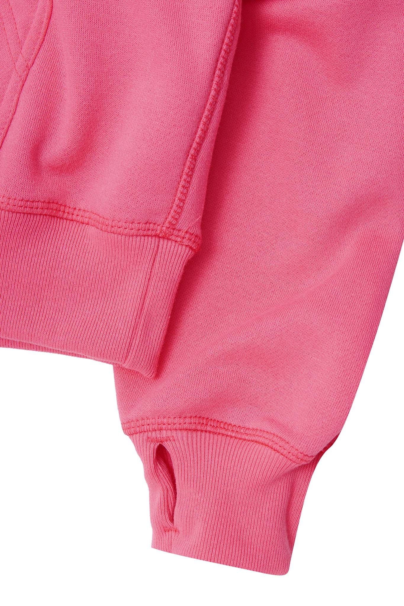 "PORTAL HOUSE 33" HOODIE IN STATIC PINK