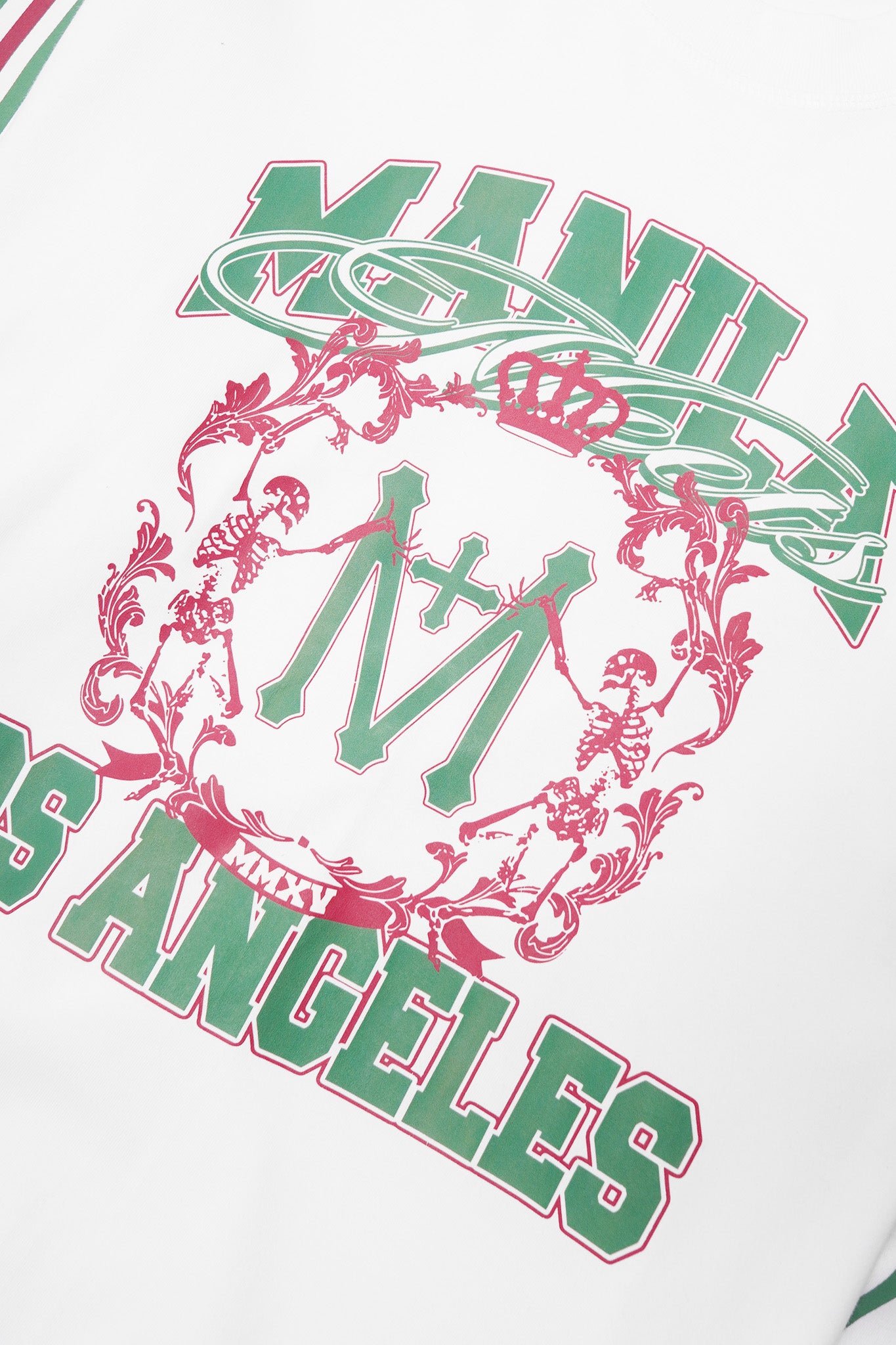 "FAST LANE" LONGSLEEVE TEE IN WHITE