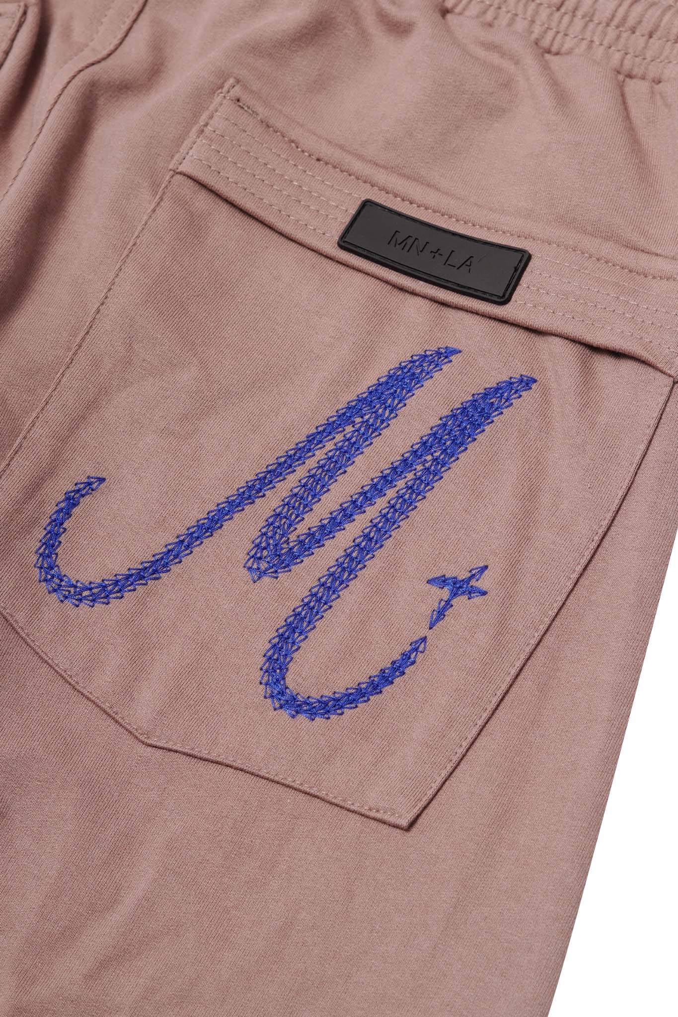 M+ BOOTCUT PANTS IN MAUVE