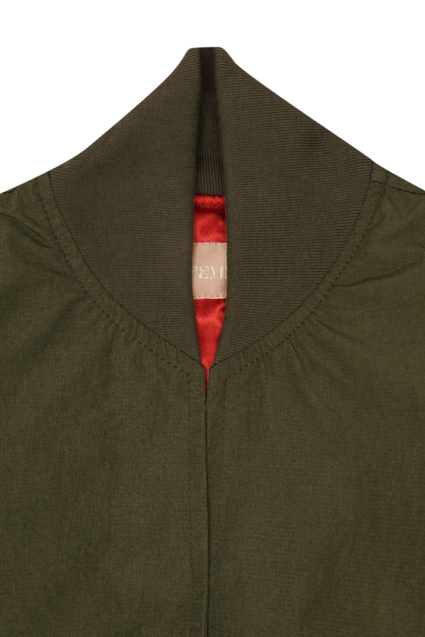 FEMME FLIGHT JACKET IN OLIVE