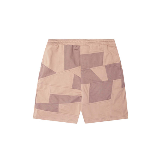 NEEDLEWORK SWEATSHORTS IN WHEAT/MAUVE