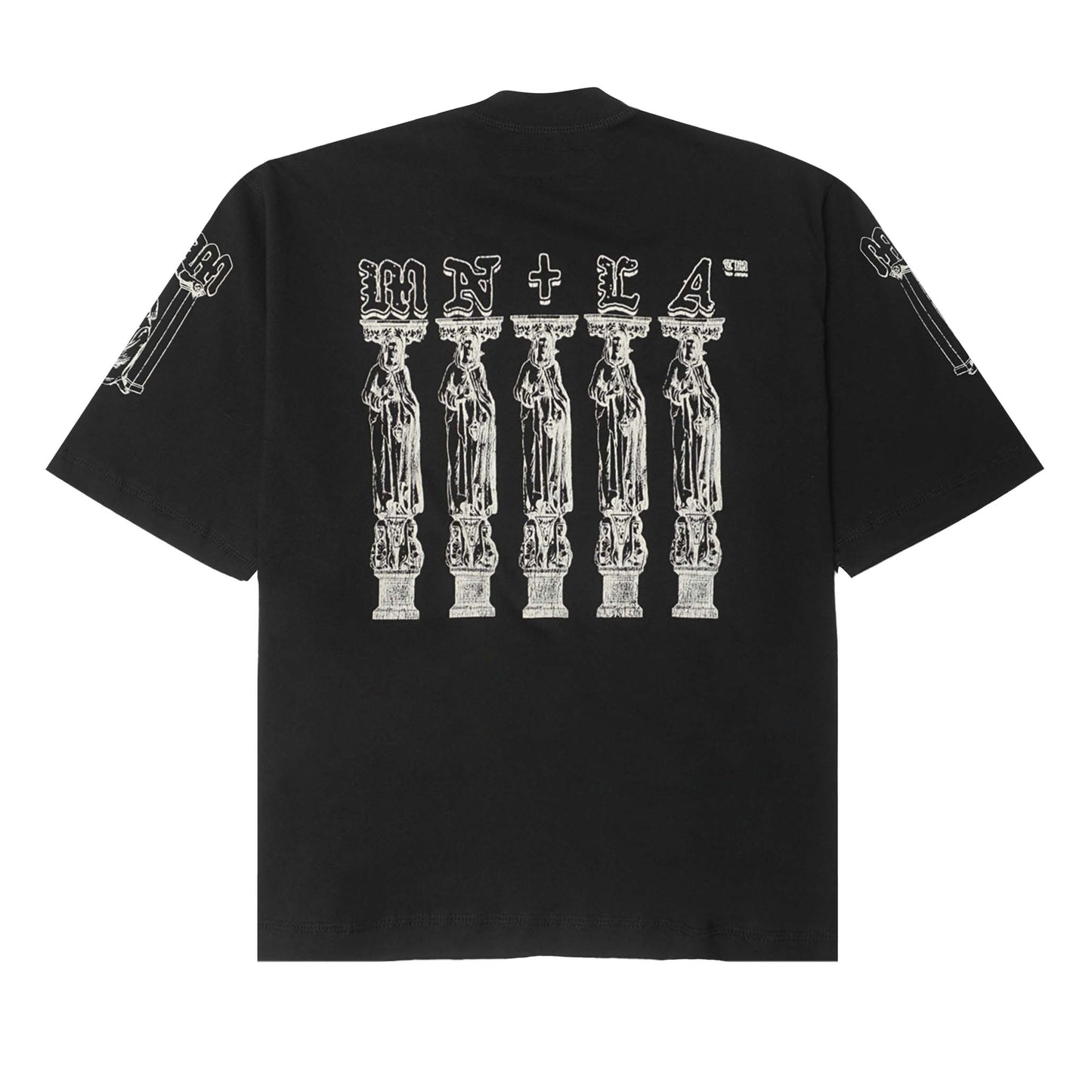 M'$ MOTHERLAND TEE IN CAVIAR