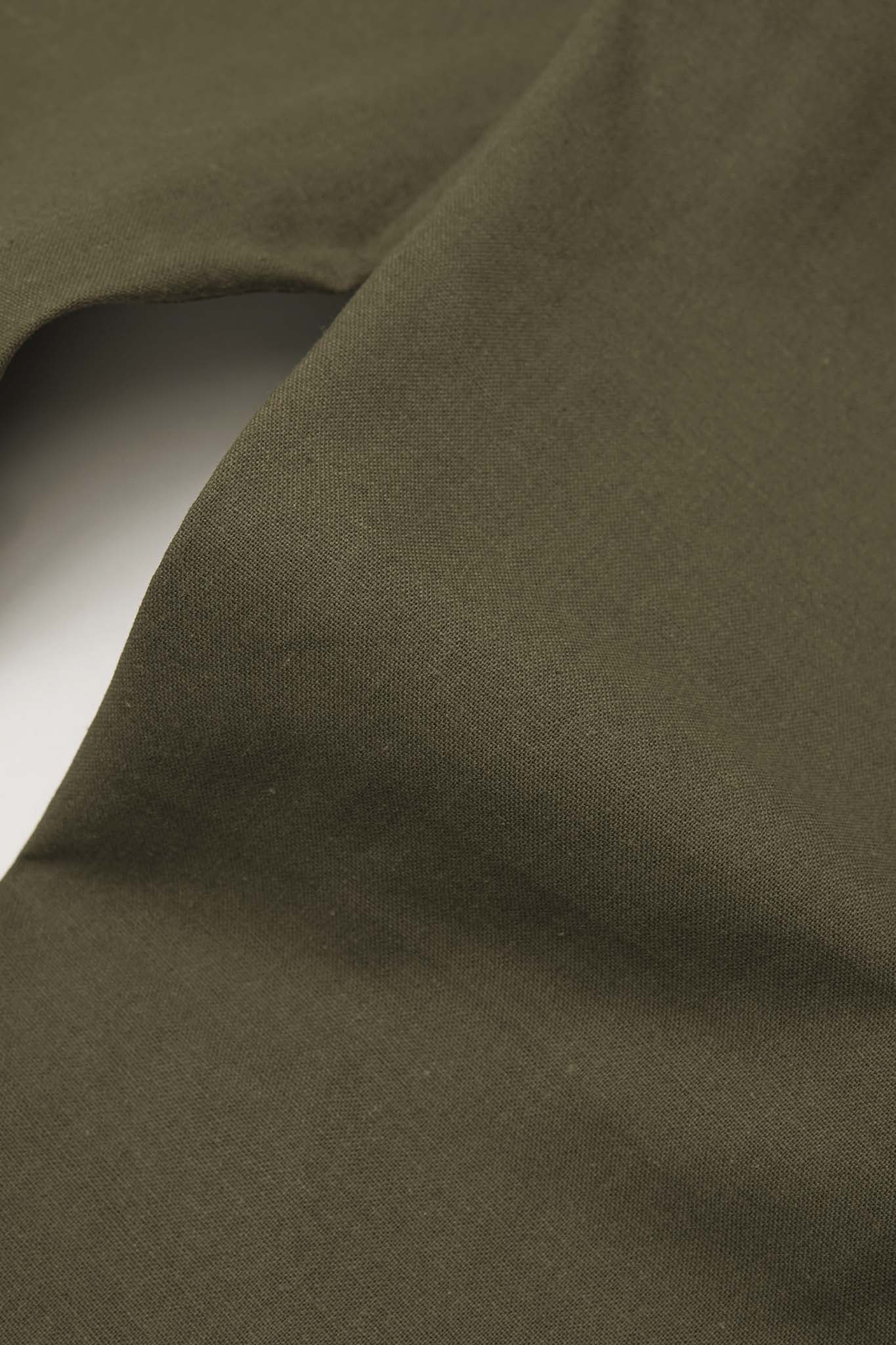 LINEN LOUNGE PANTS V2 IN OLIVE