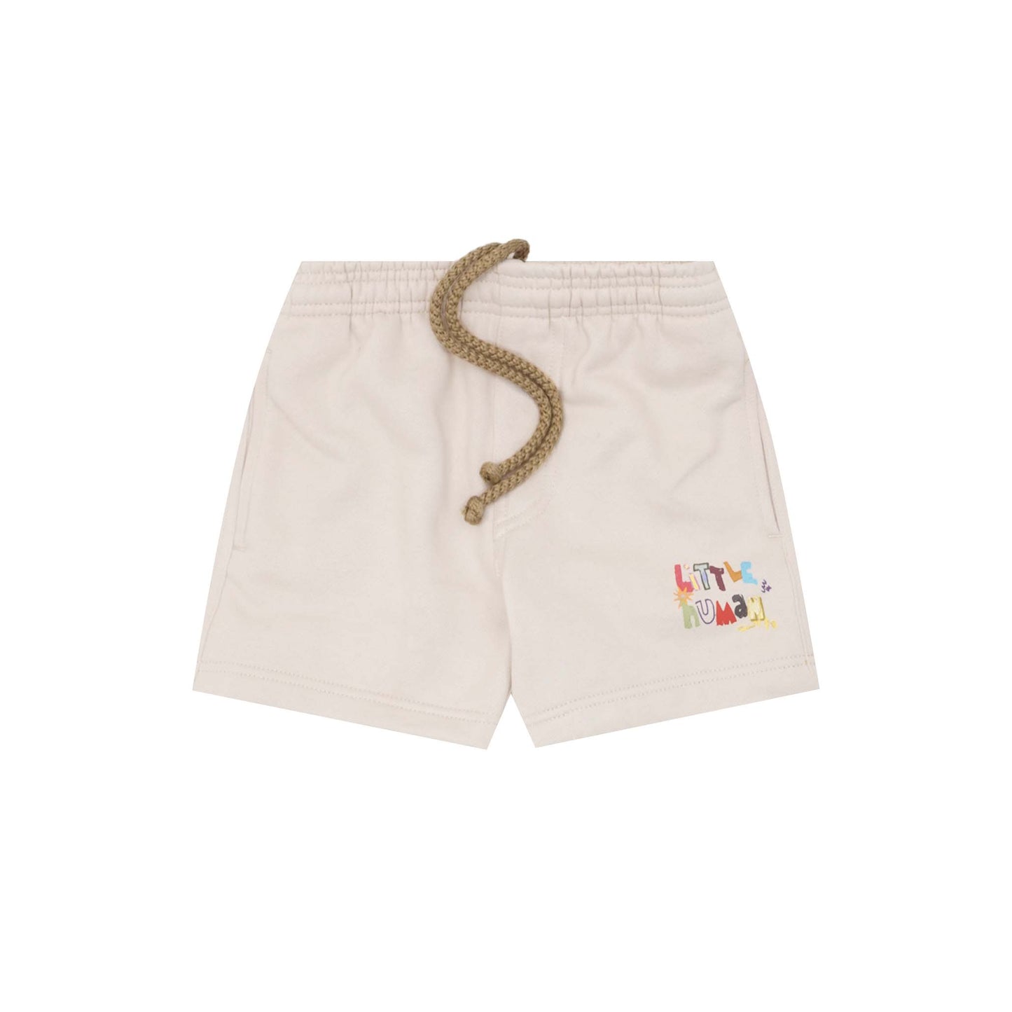 "CRAYONS" LITTLE HUMAN™ SWEATSHORTS IN OAT