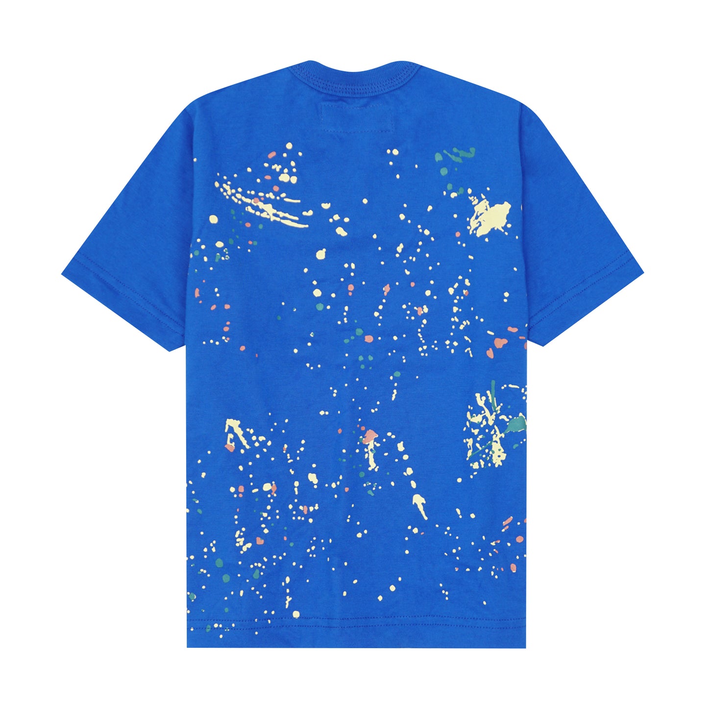 "PAINT SPLAT" LITTLE HUMAN™ TEE IN ELECTRIC BLUE