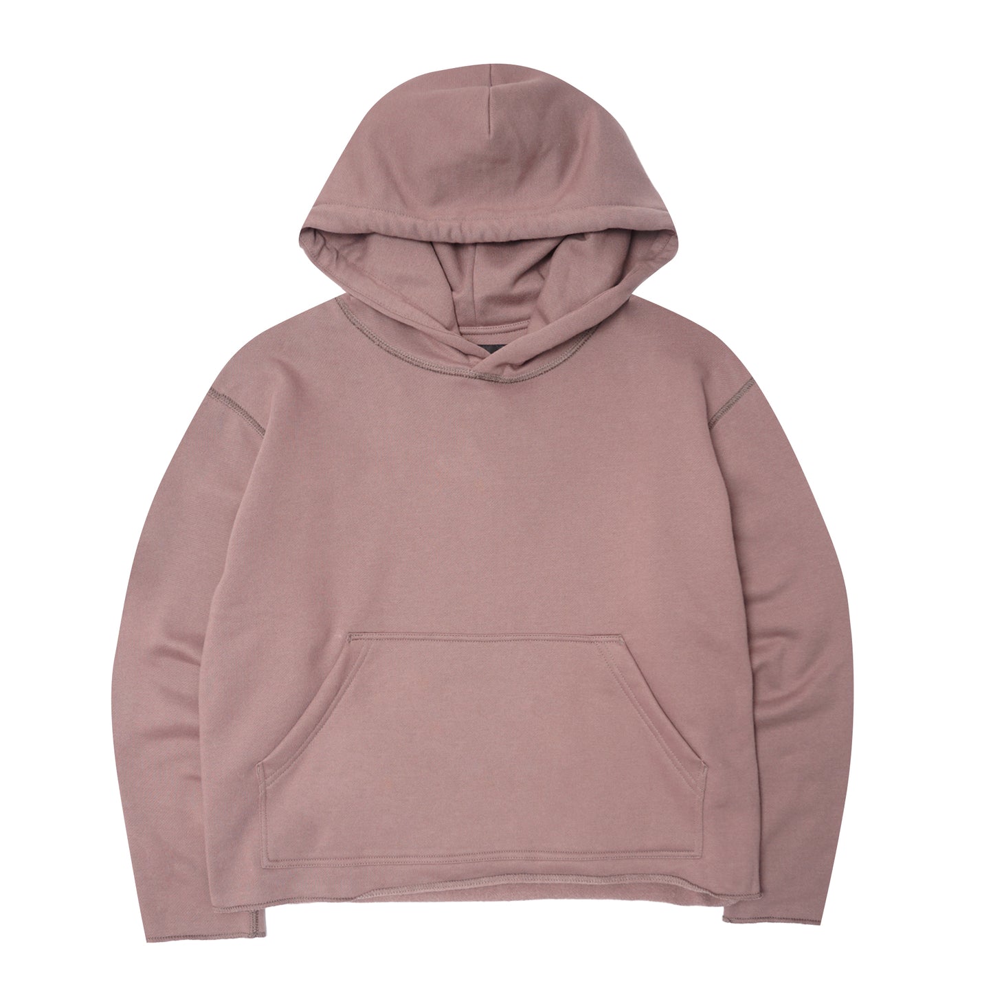 EXO™ CUTOFF HOODIE IN MAUVE