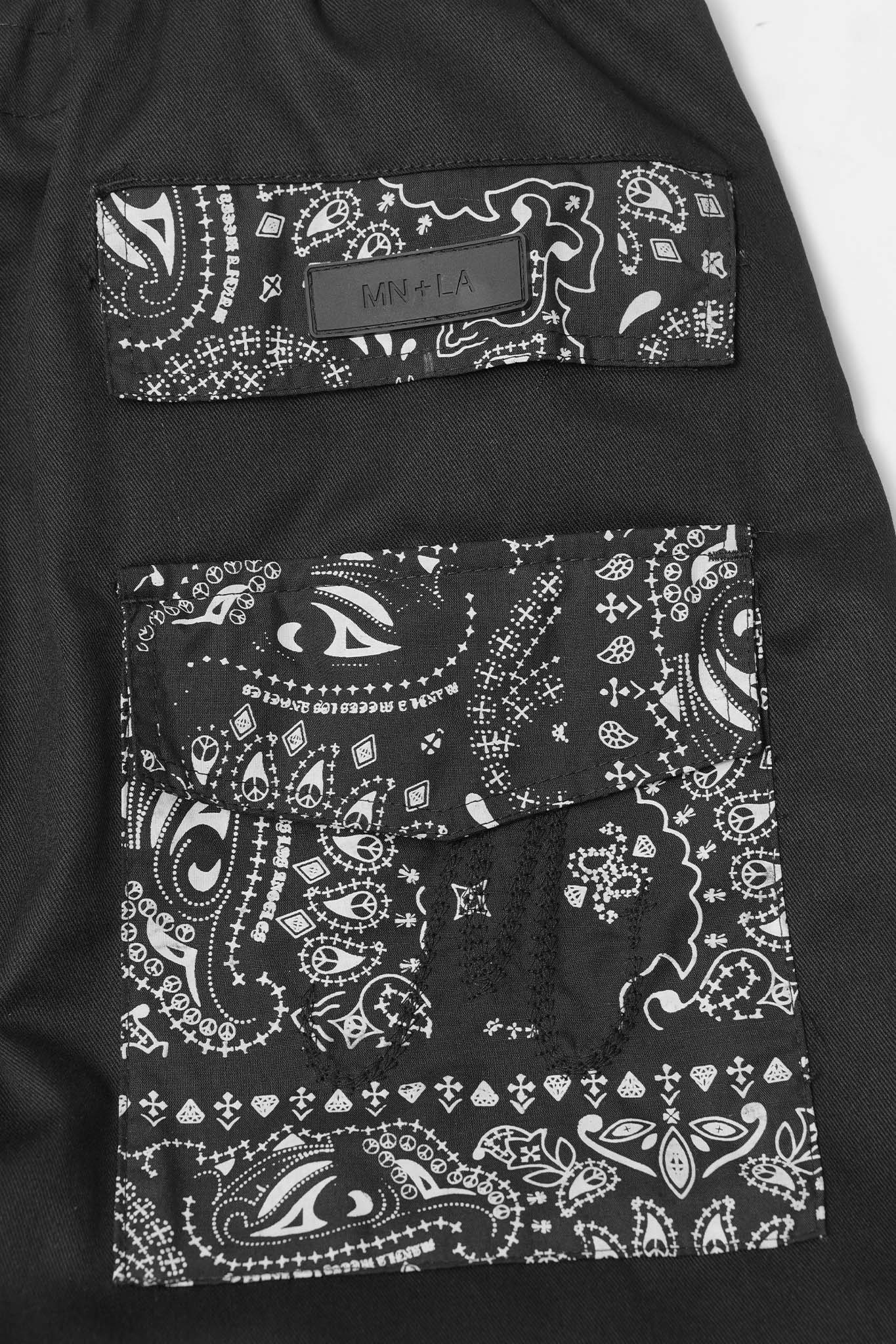 M+ NEEDLEWORK PANTS IN ANTHRACITE