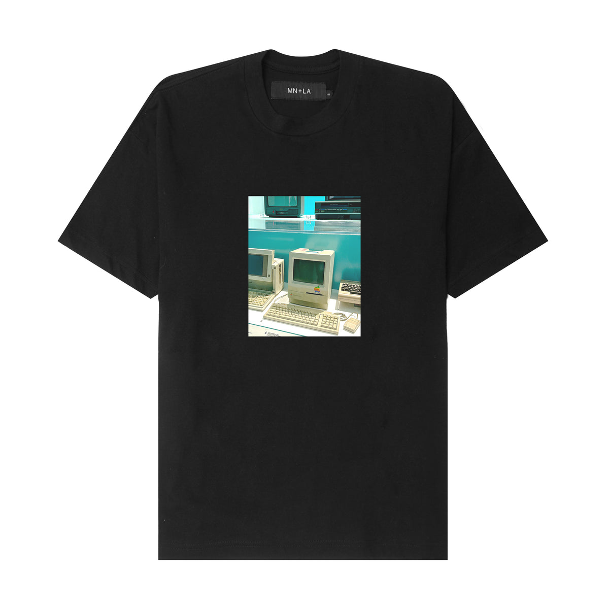 "MACINTOSH" TEE IN ANTHRACITE