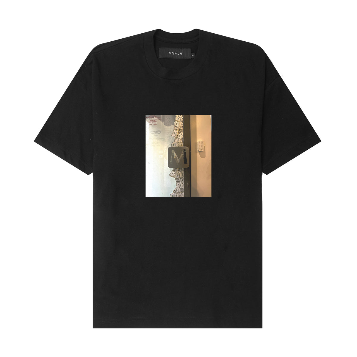 "MILLIONS" TEE IN ANTHRACITE