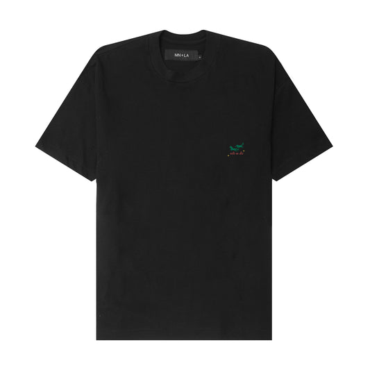 "RIDE OR DIE" TEE IN ANTHRACITE