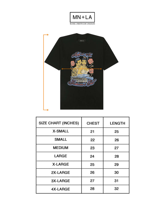 "EL ROMANTICO" TEE IN CAVIAR