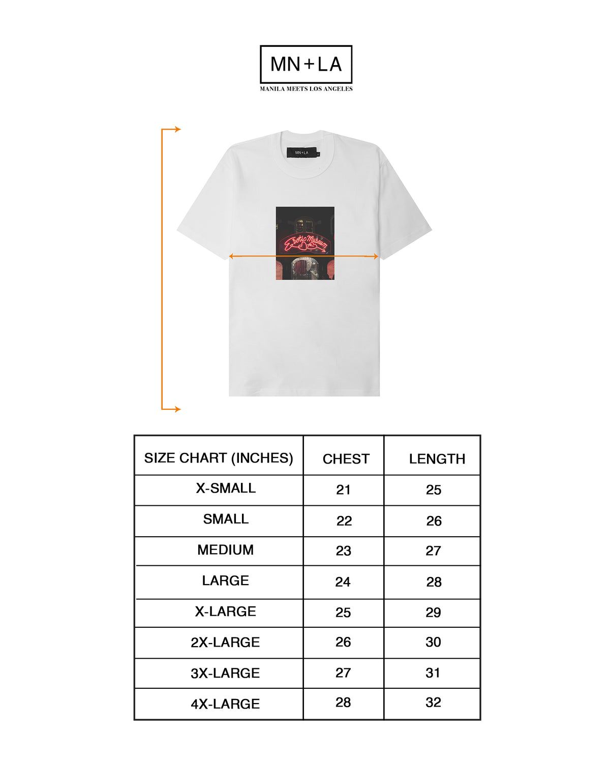"EROTIC MUSEUM" TEE IN WHITE