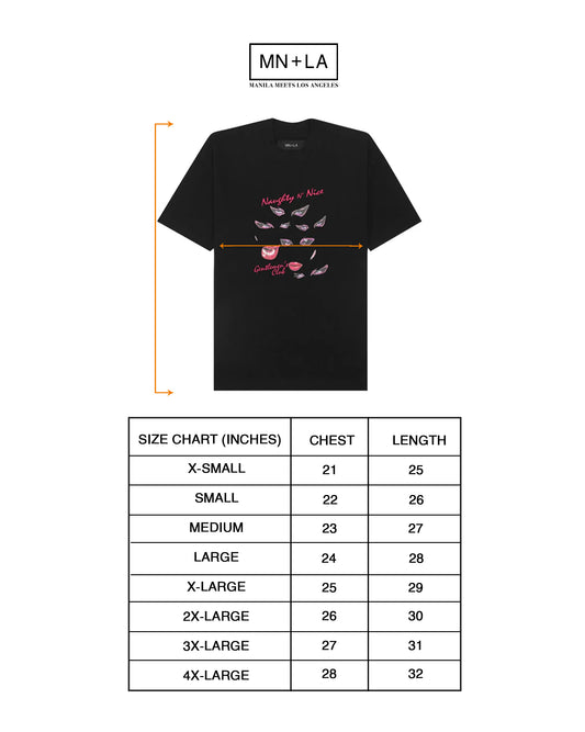 "EYES NEVER LIE" TEE IN SHADOW PURPLE