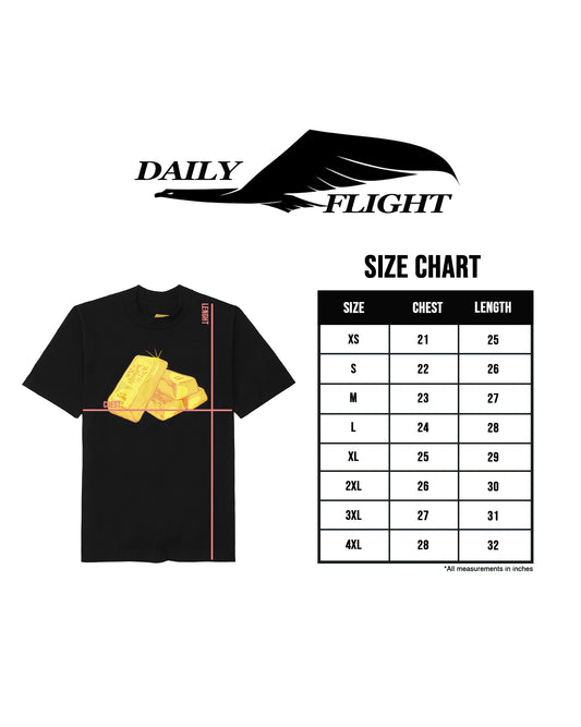 "GOLD BAR" TEE IN ANTHRACITE