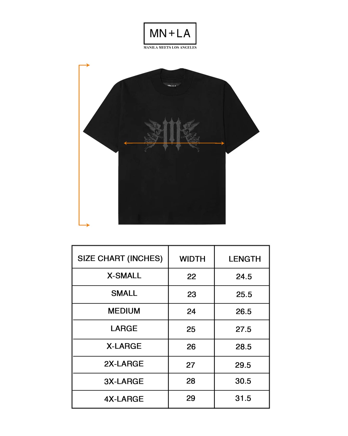 "HEAVEN ON EARTH" TEE IN CAVIAR