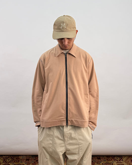 EXO™ ZIP TRUCKER JACKET IN WHEAT/HEATHER GREY