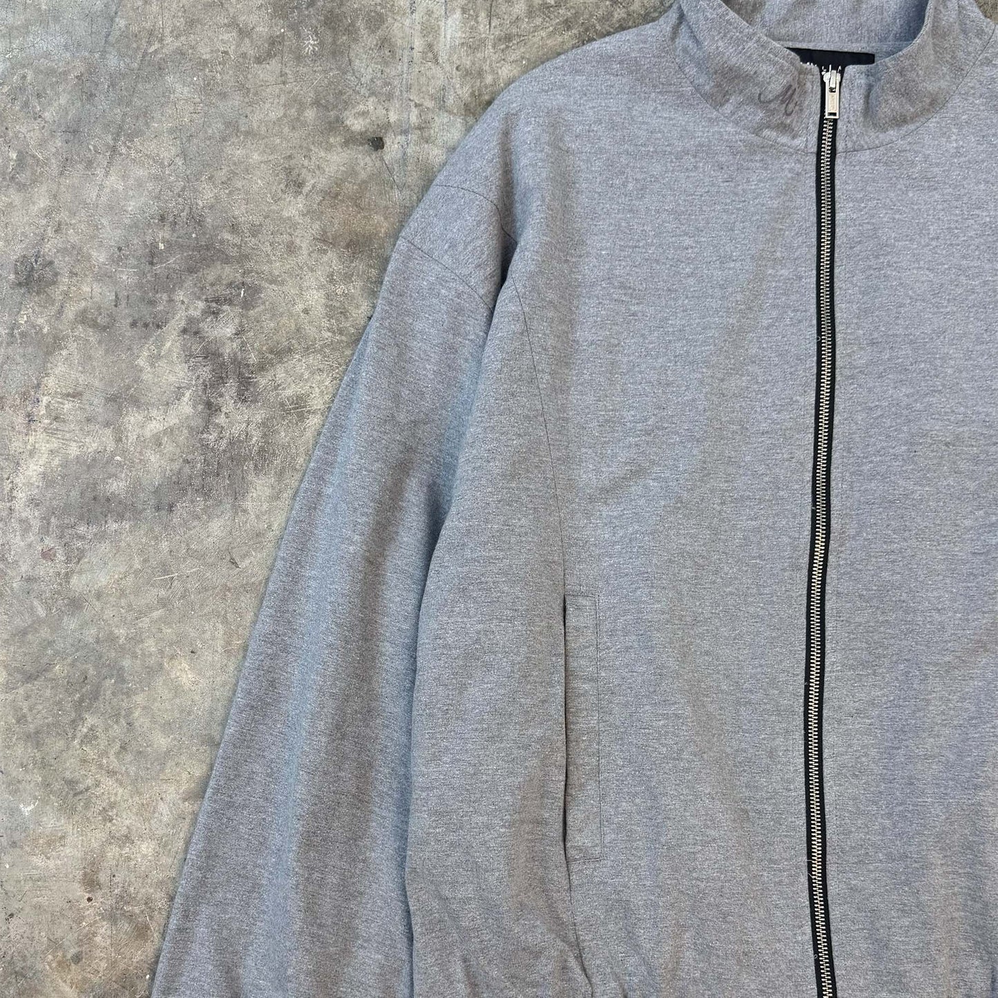 M+ "WAGWAN" JACKET IN HEATHER GREY