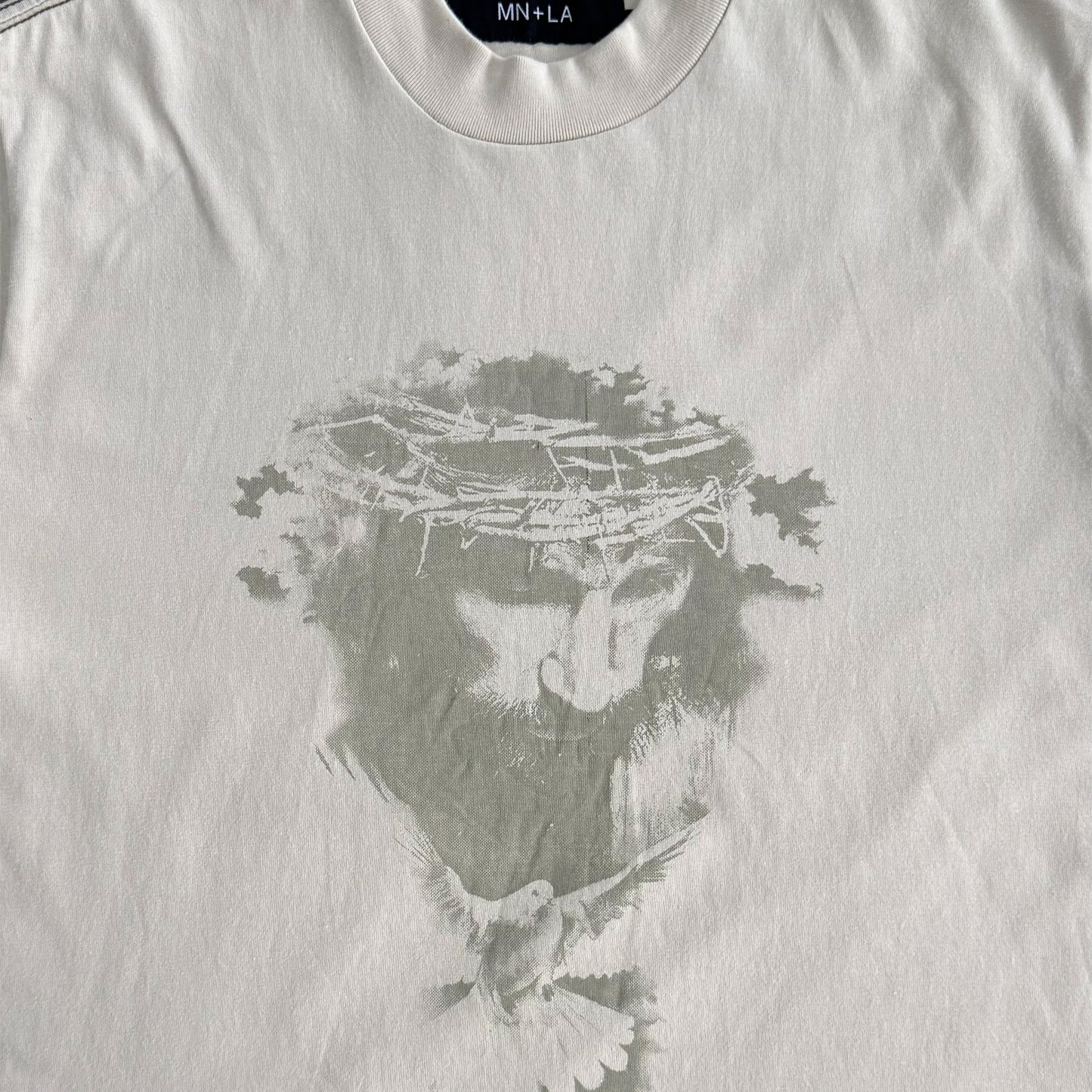 "CROWN OF THORNS" TEE IN OAT