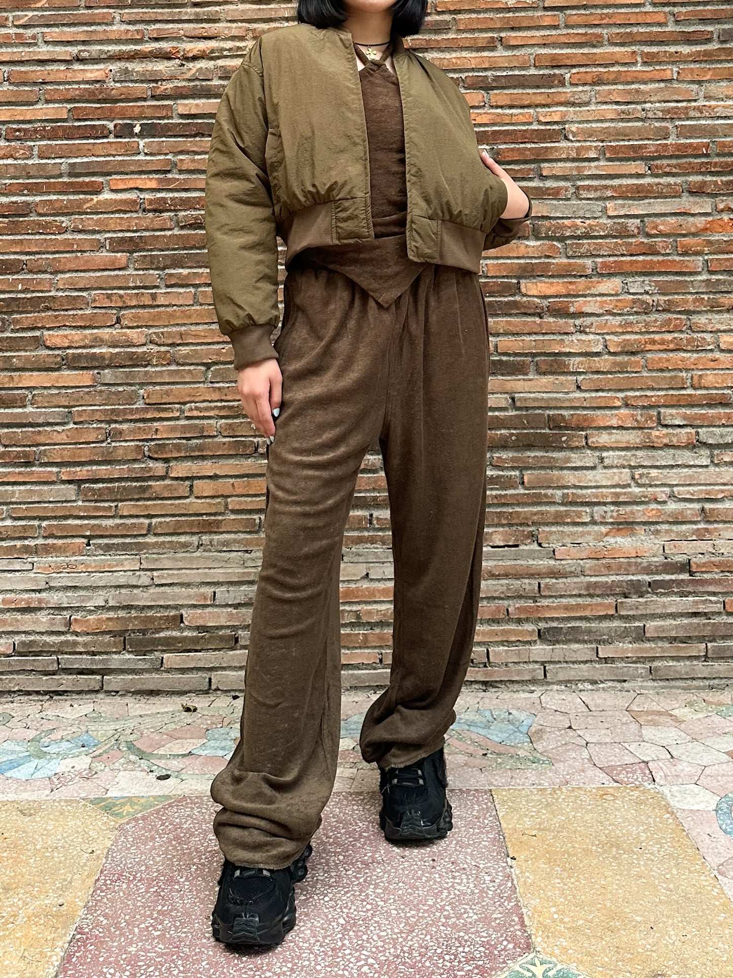 FEMME FLIGHT JACKET IN OLIVE