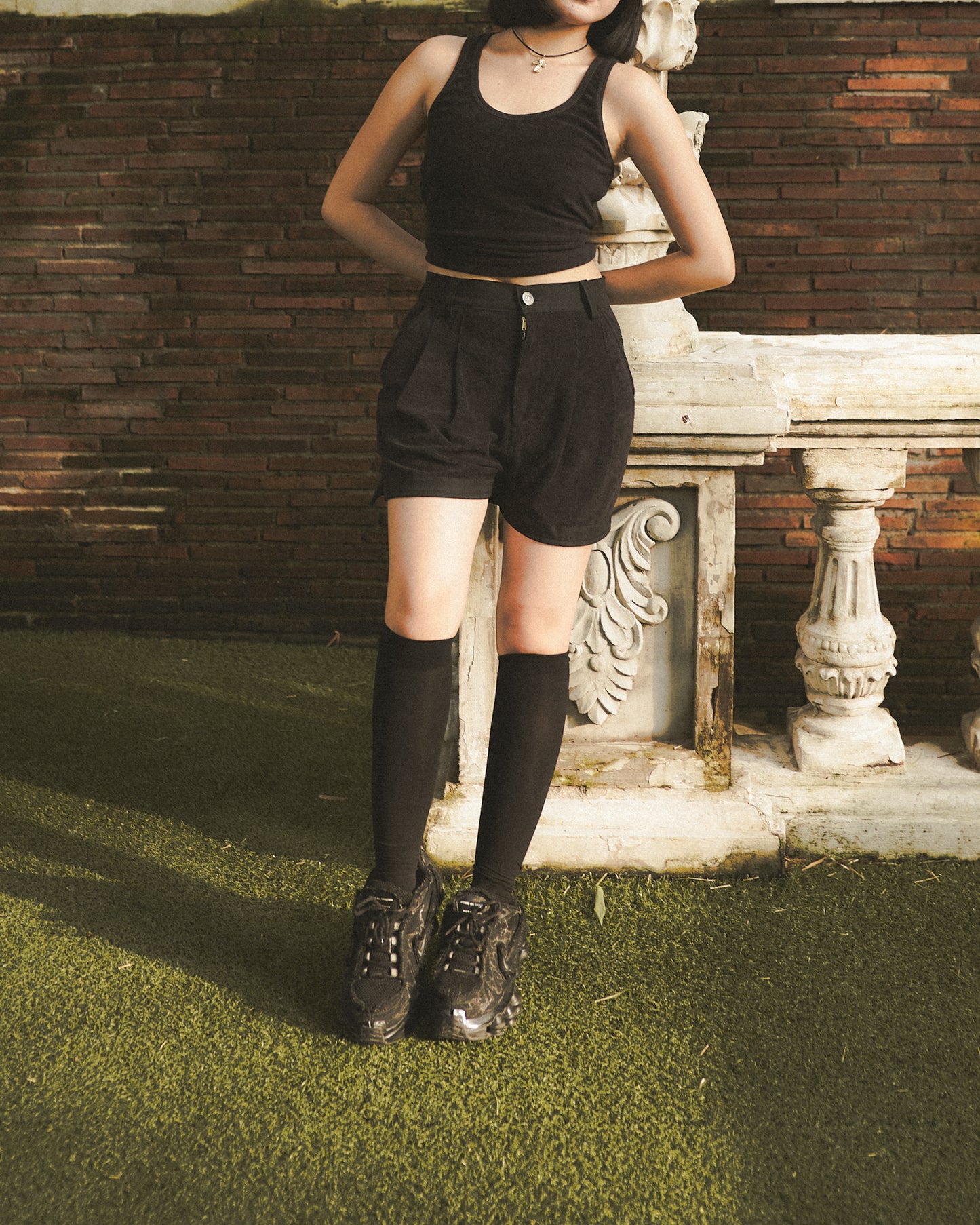TOWEL SHORTS IN ANTHRACITE