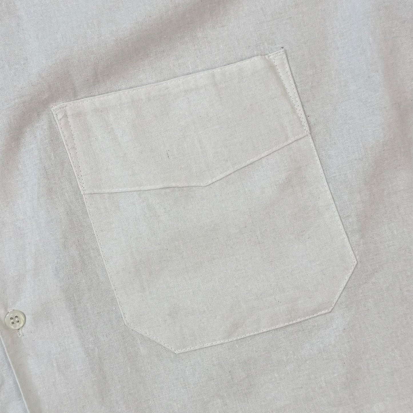 4 POCKET CUBAN SHIRT IN IVORY