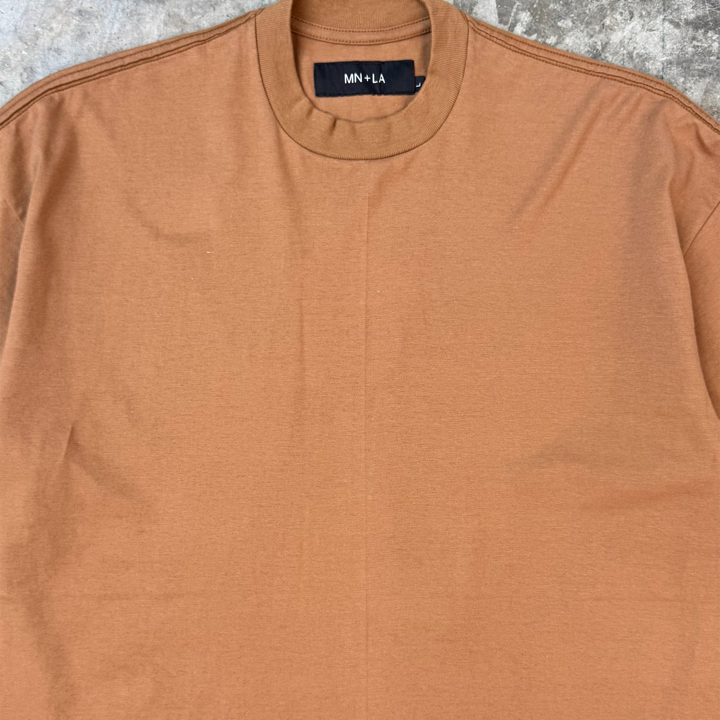 BOX TEE IN APRICOT