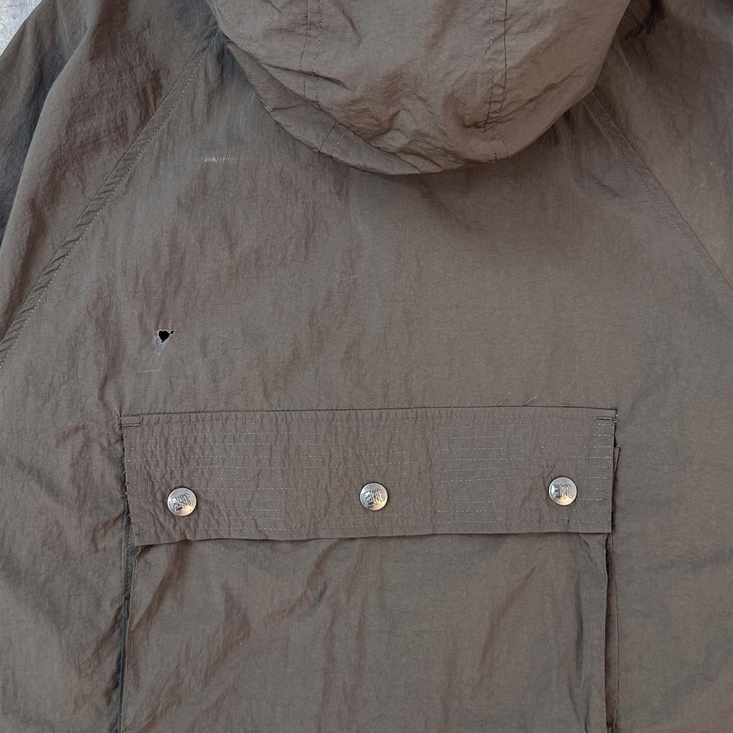 "COLLIDE" SHINOBI WINDSHELL V3 IN CHARCOAL GREY