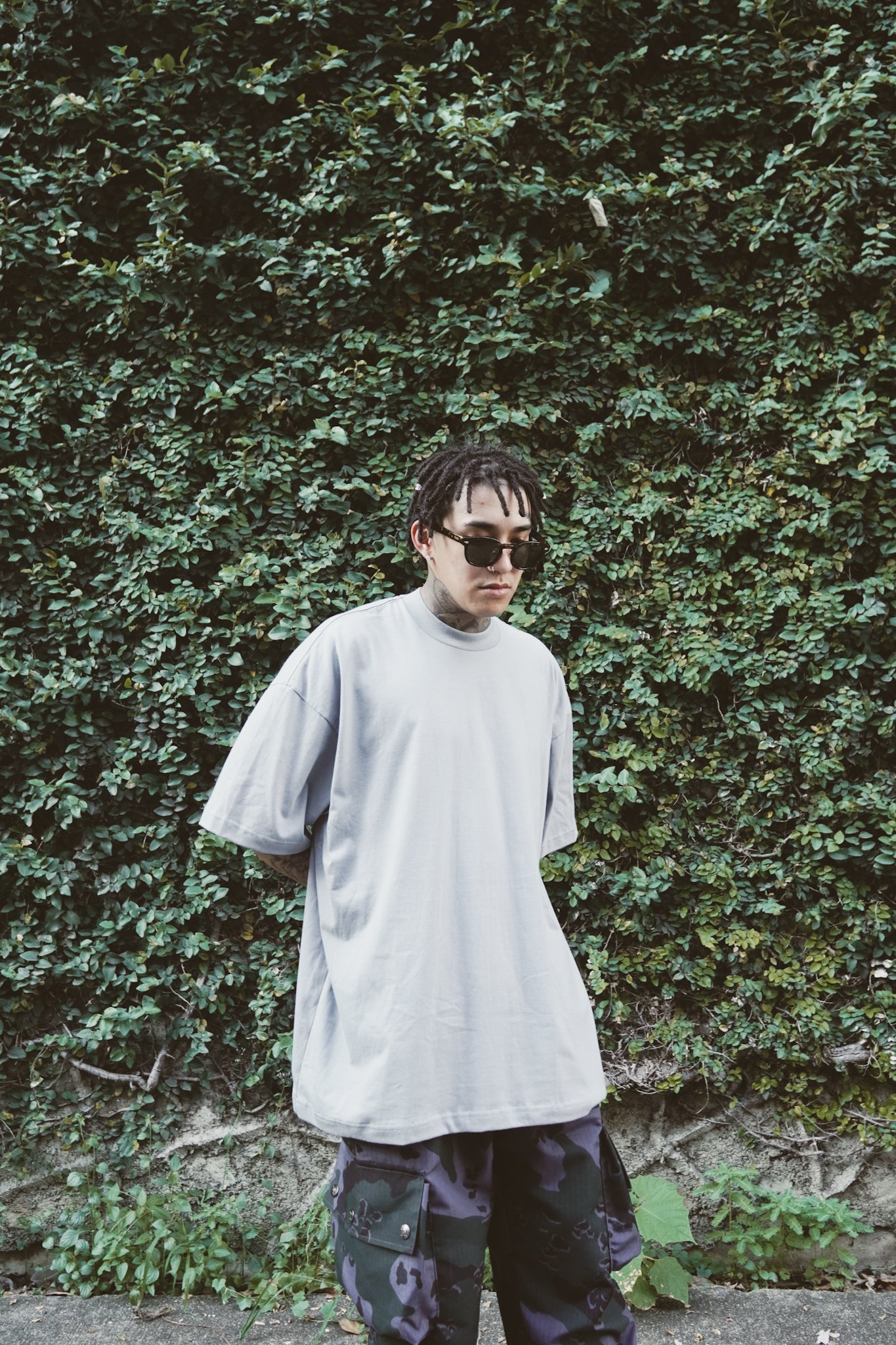 BOX TEE IN GLACIER