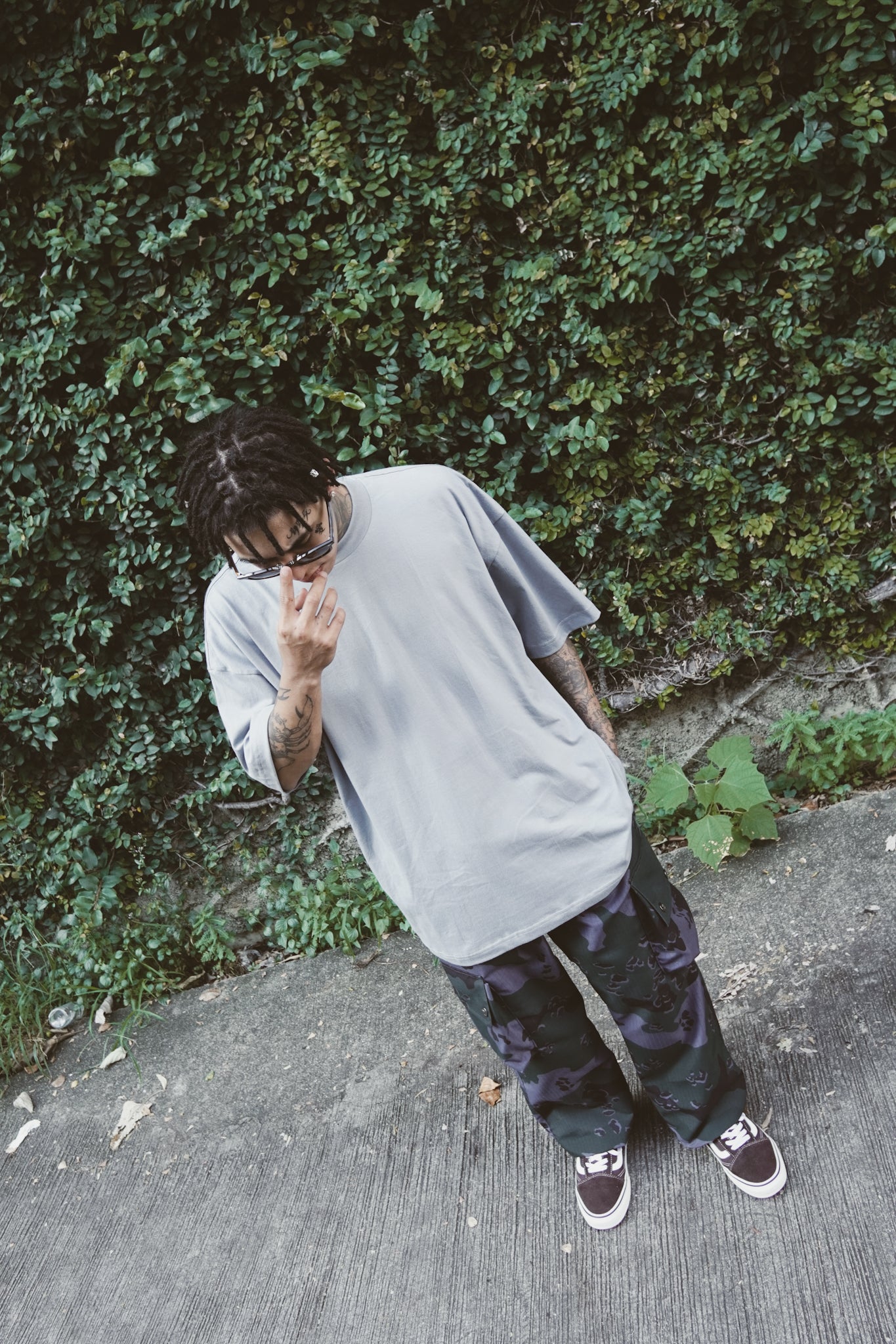 BOX TEE IN GLACIER