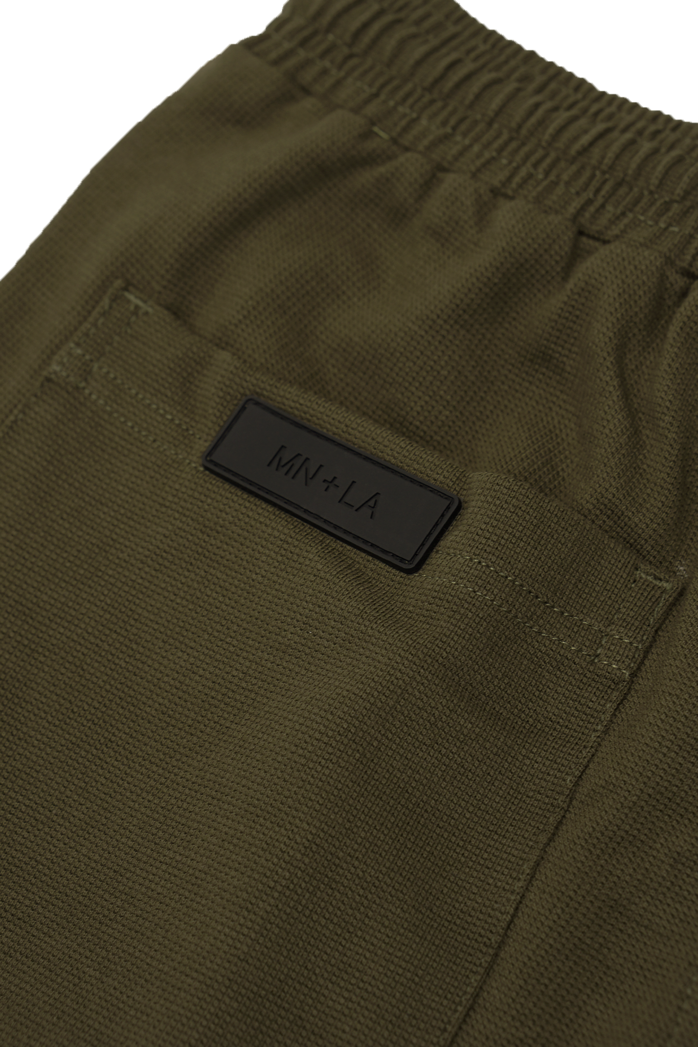 WAFFLE WEAVE LOUNGE PANTS IN OLIVE