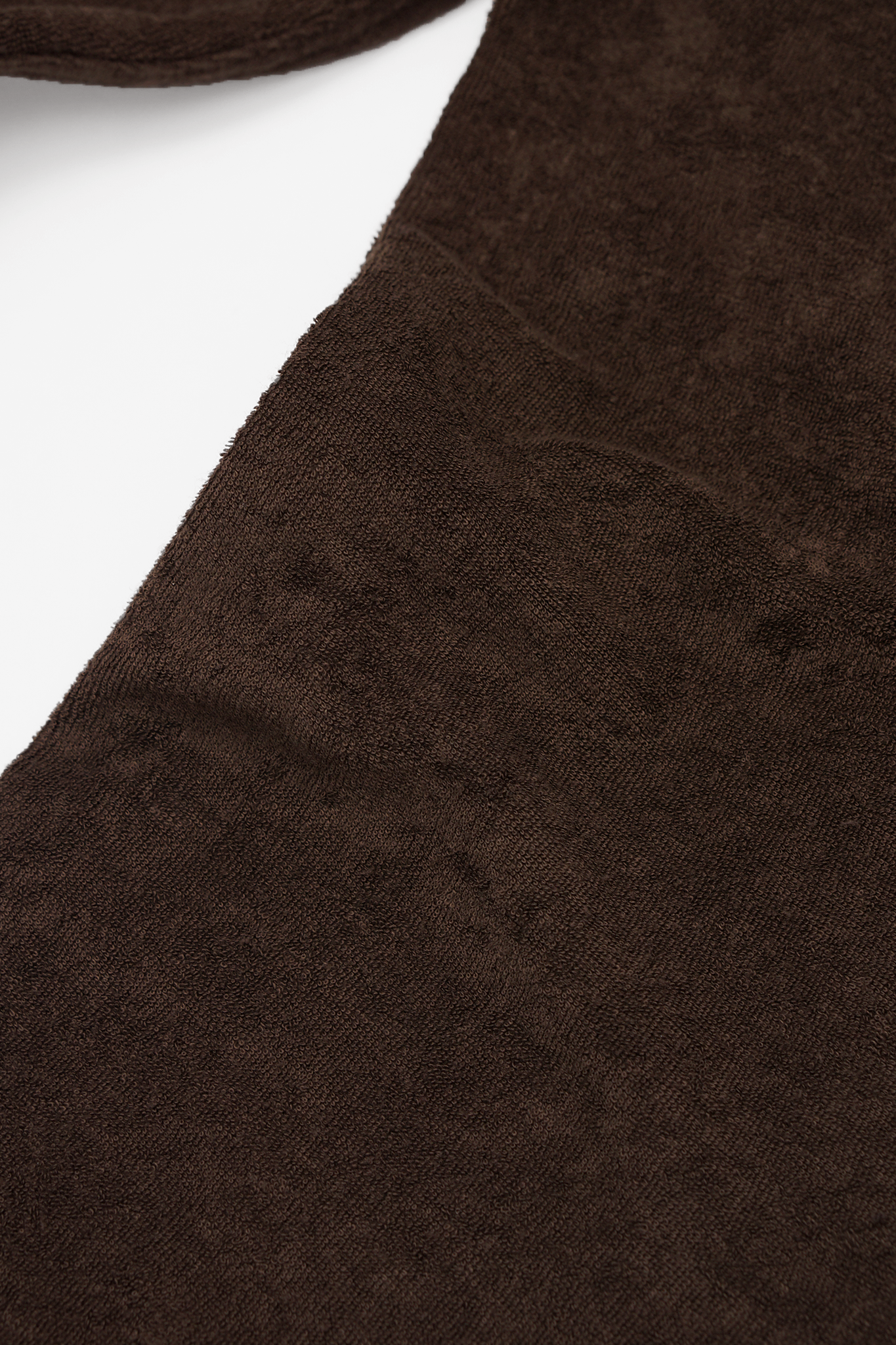 WOOD TOWEL TERRY RAW FINISH LOUNGE PANTS