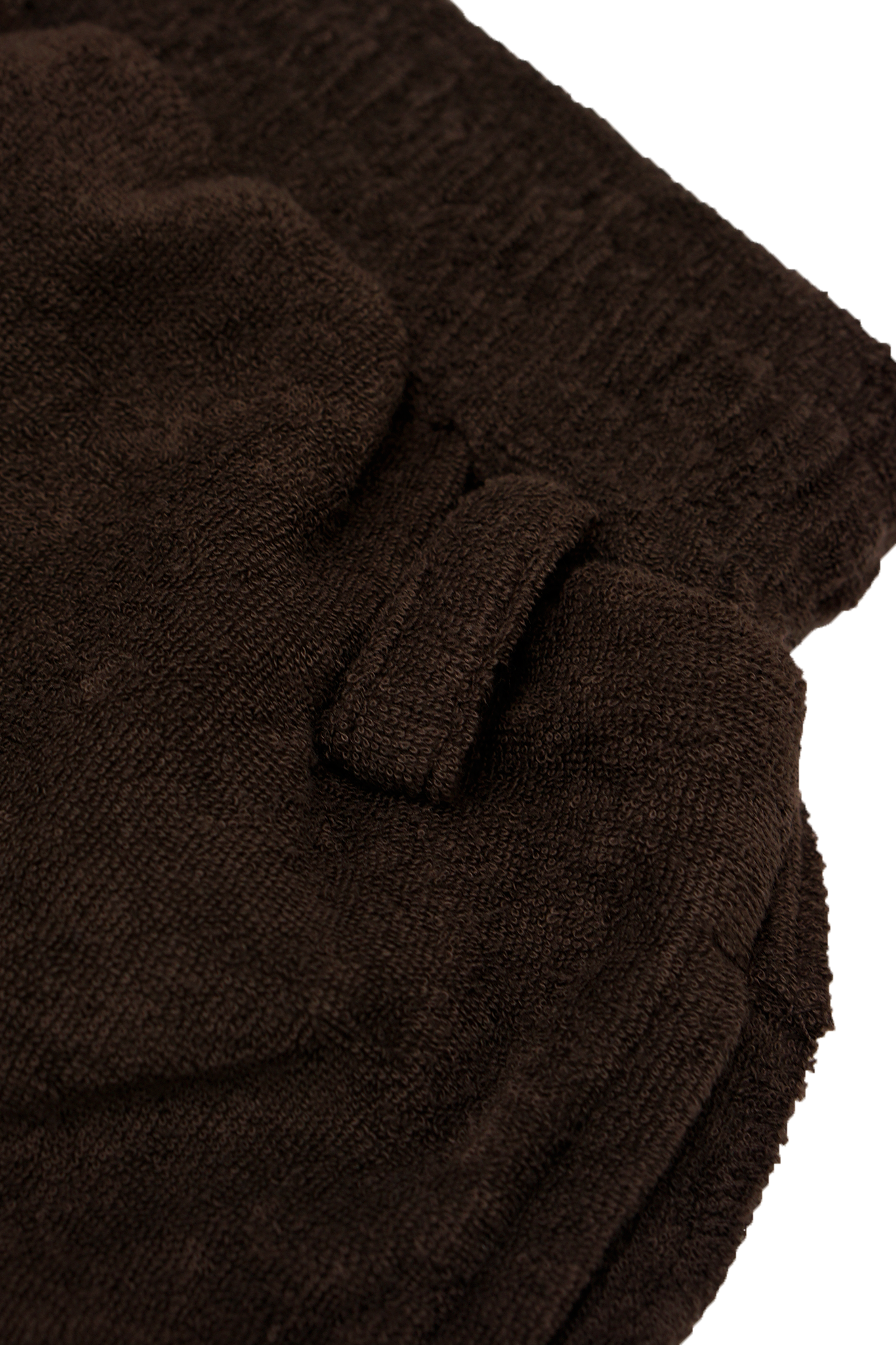 WOOD TOWEL TERRY RAW FINISH LOUNGE PANTS