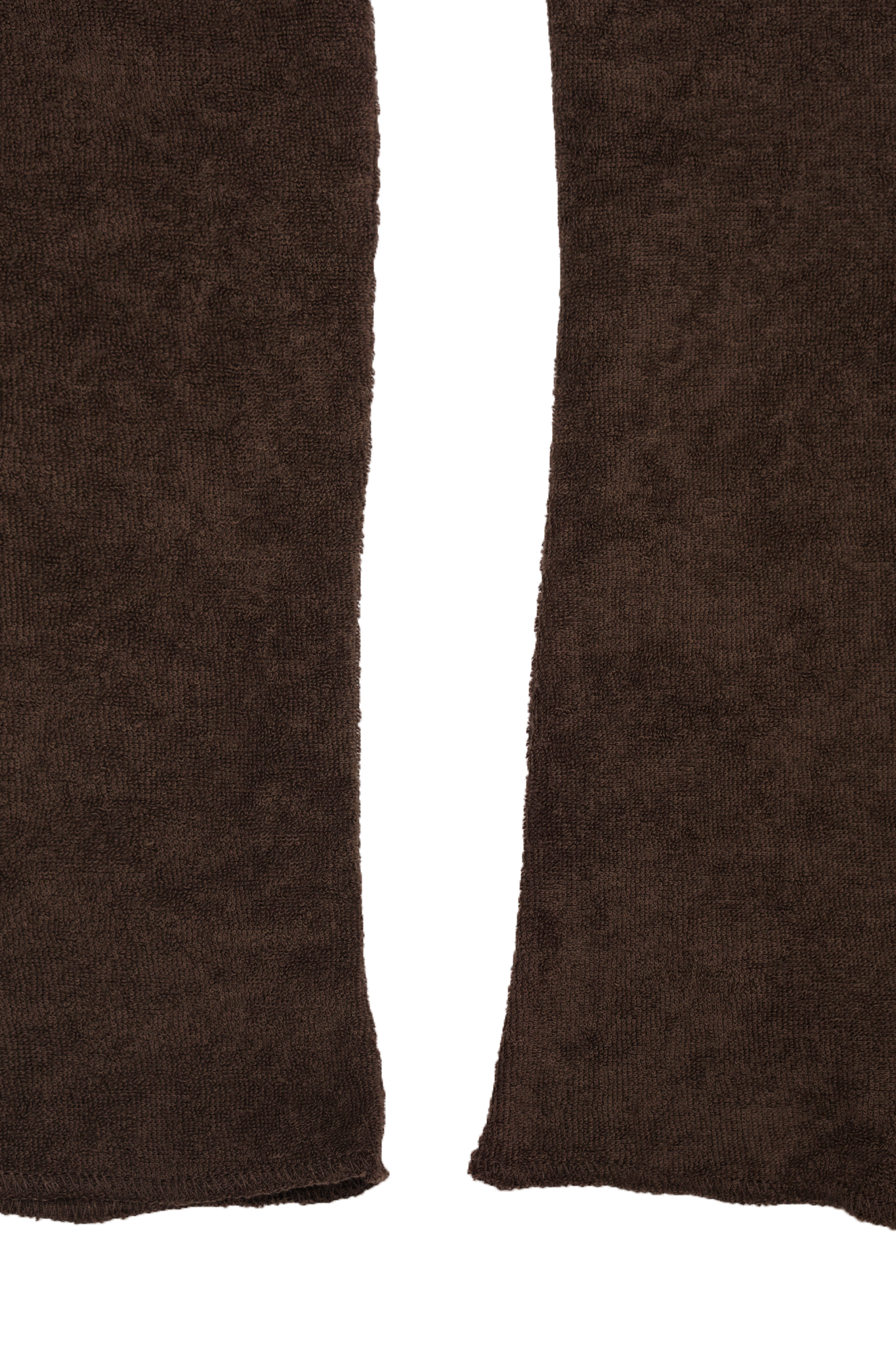 WOOD TOWEL TERRY RAW FINISH LOUNGE PANTS