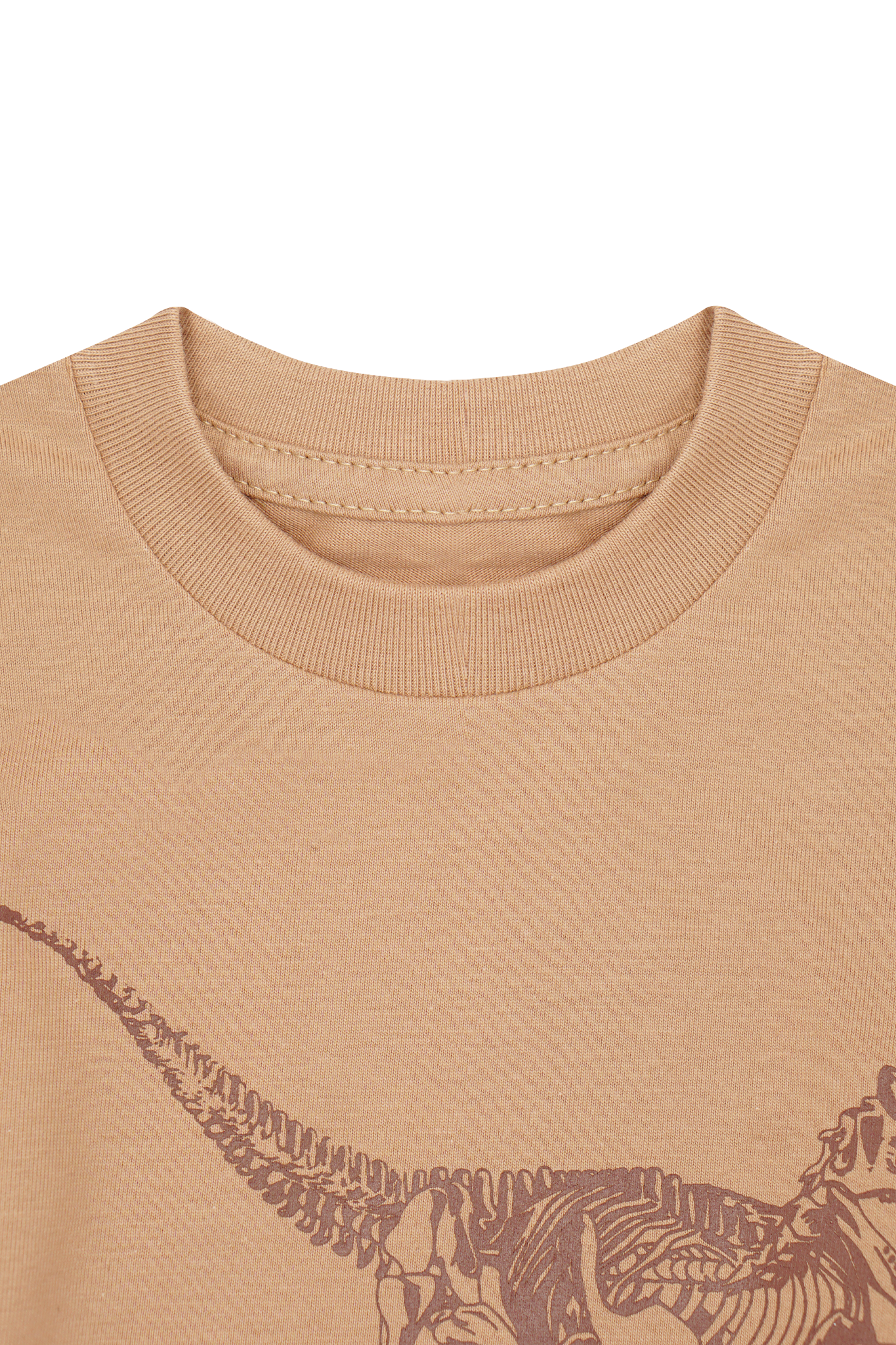 "DILOPHOSAURUS" LITTLE HUMAN™ TEE IN WHEAT
