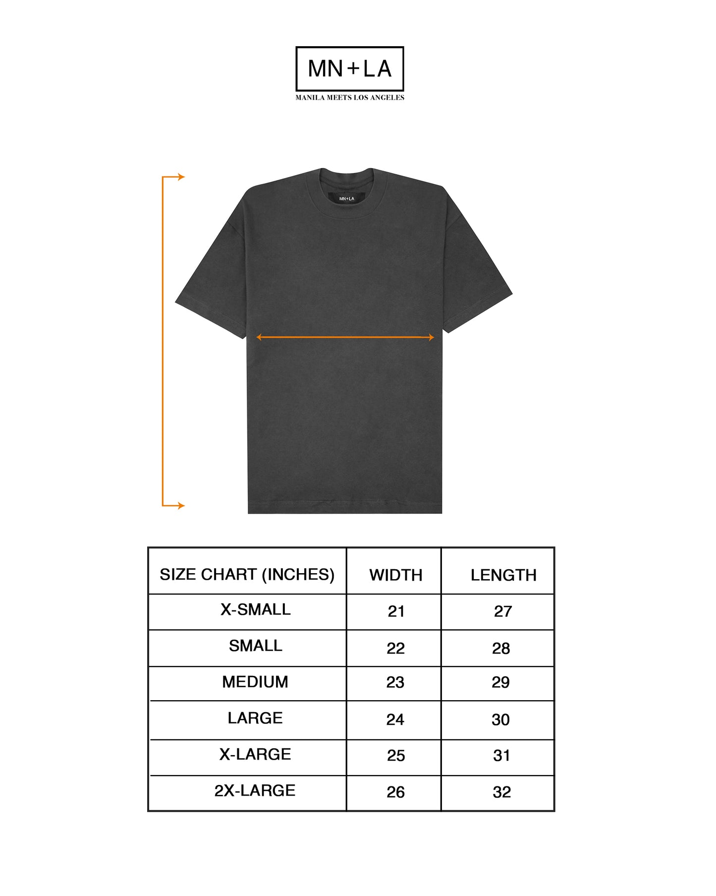BOX TEE IN CHARCOAL GREY