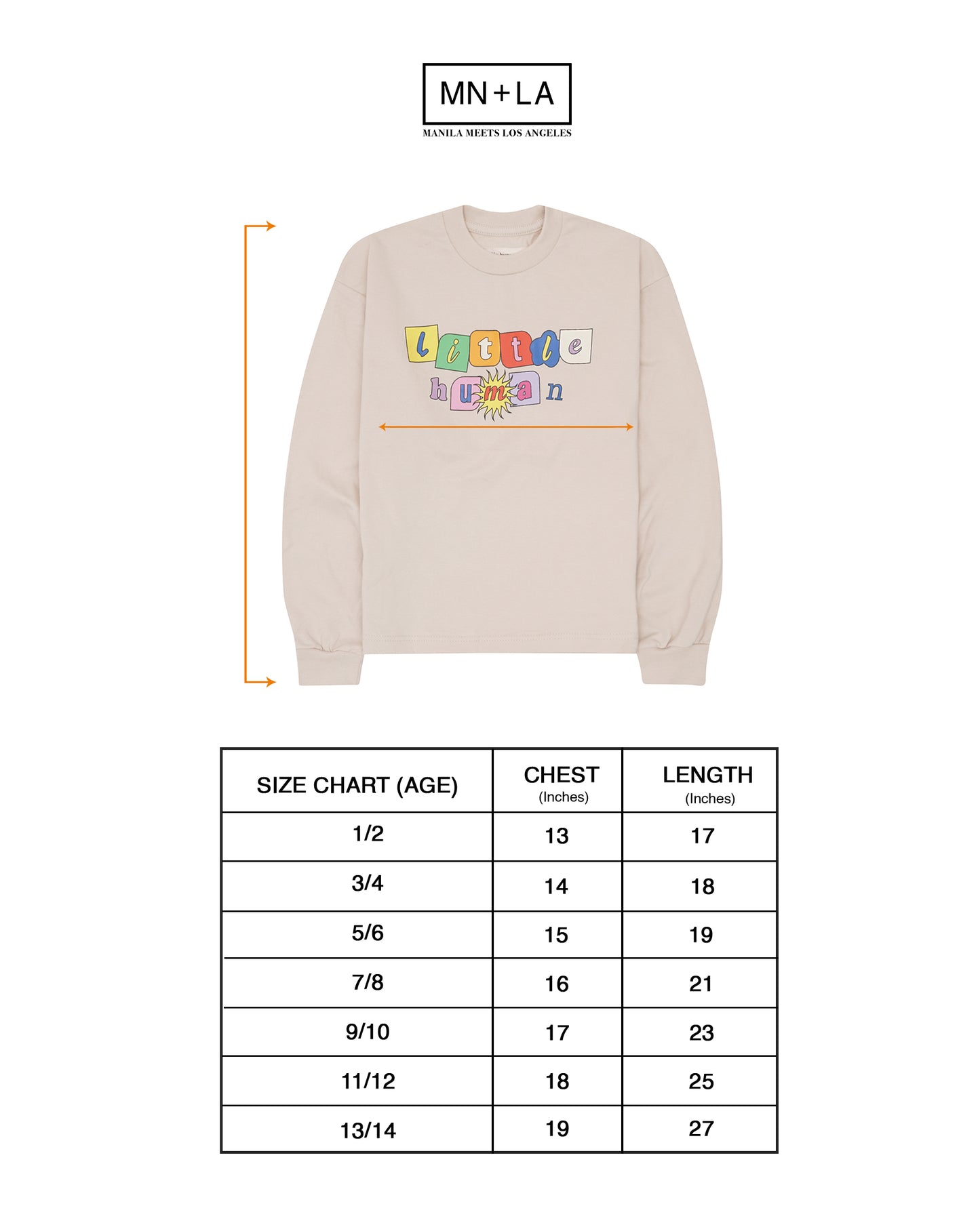 "SUN IS OUT" LITTLE HUMAN™ LONGSLEEVE TEE IN OAT