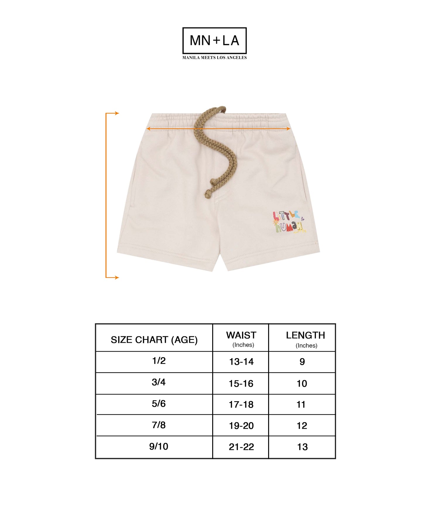 "CRAYONS" LITTLE HUMAN™ SWEATSHORTS IN OAT