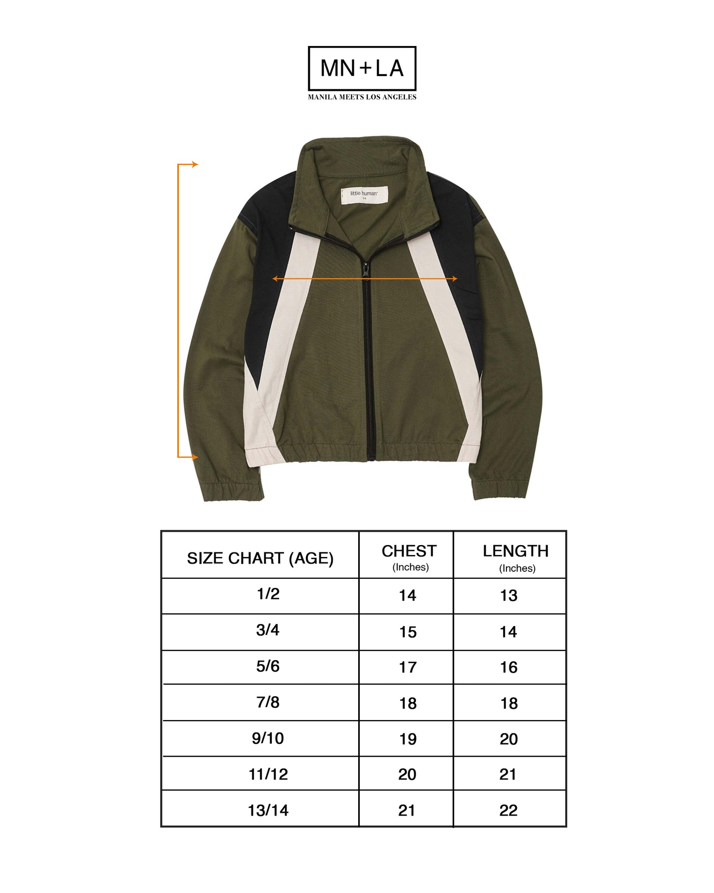 "NEEDLEWORK" LITTLE HUMAN™ JACKET IN OLIVE
