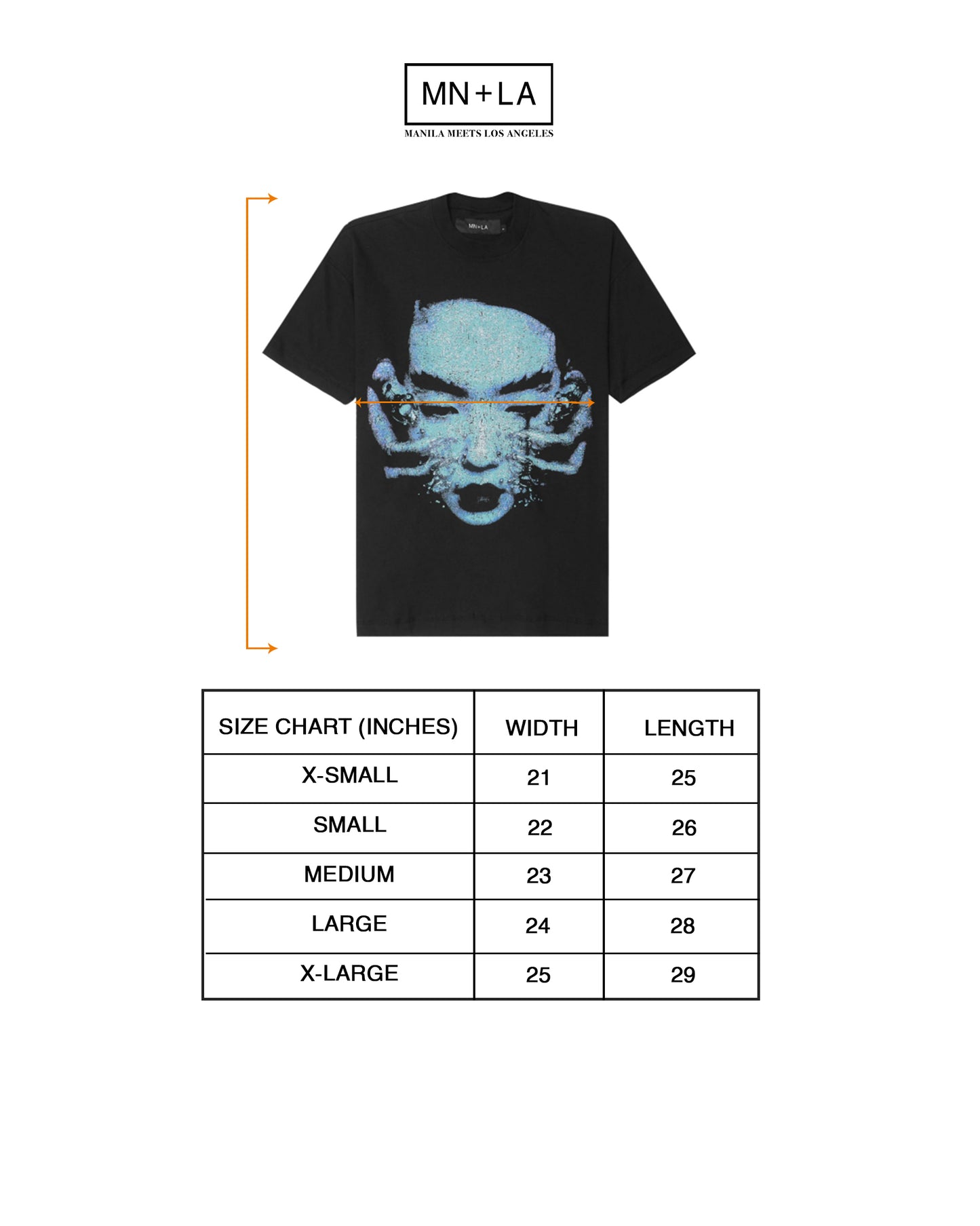 "TEARS IN THE RAIN" TEE IN CAVIAR