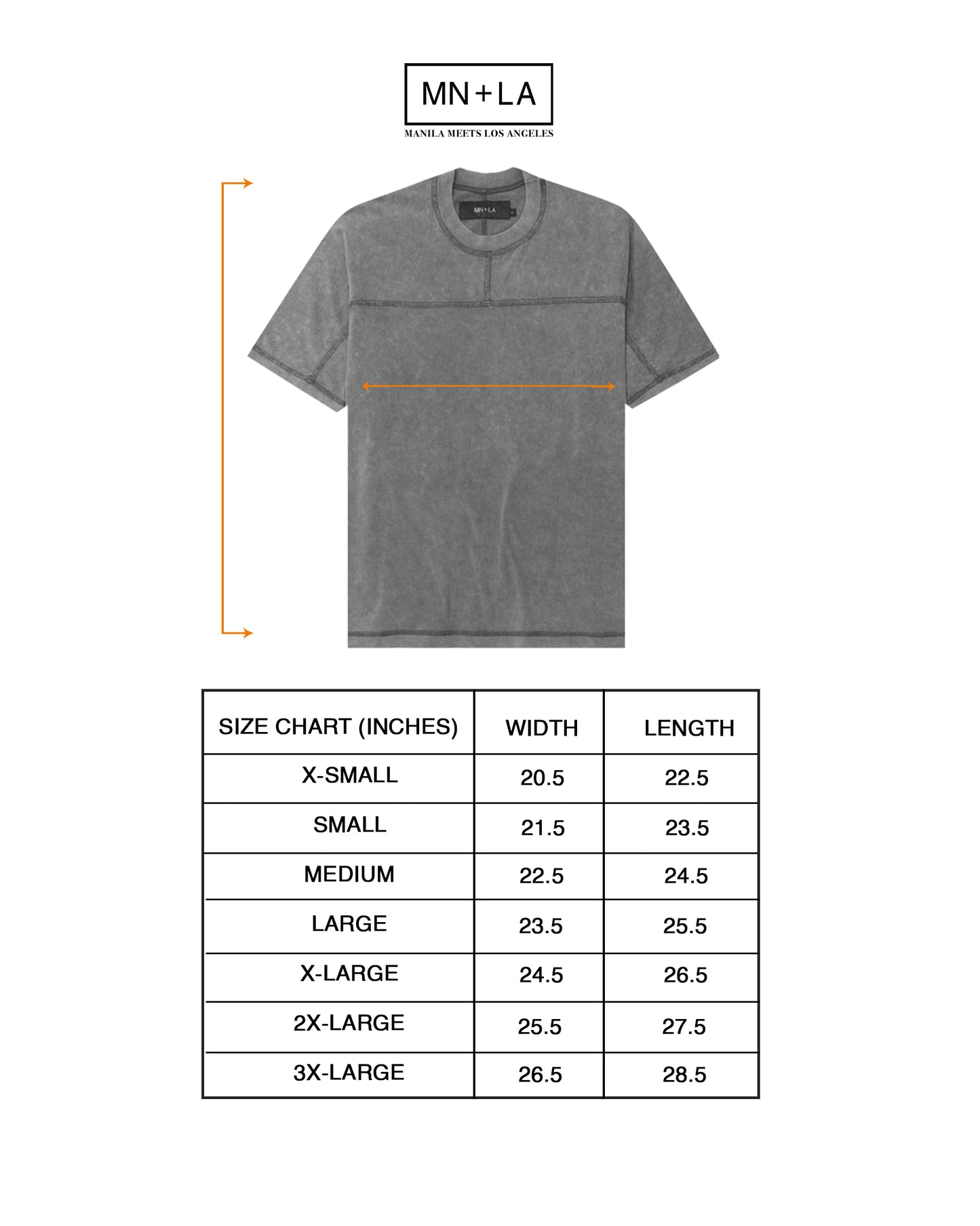 STRIDE TEE IN MOON GREY