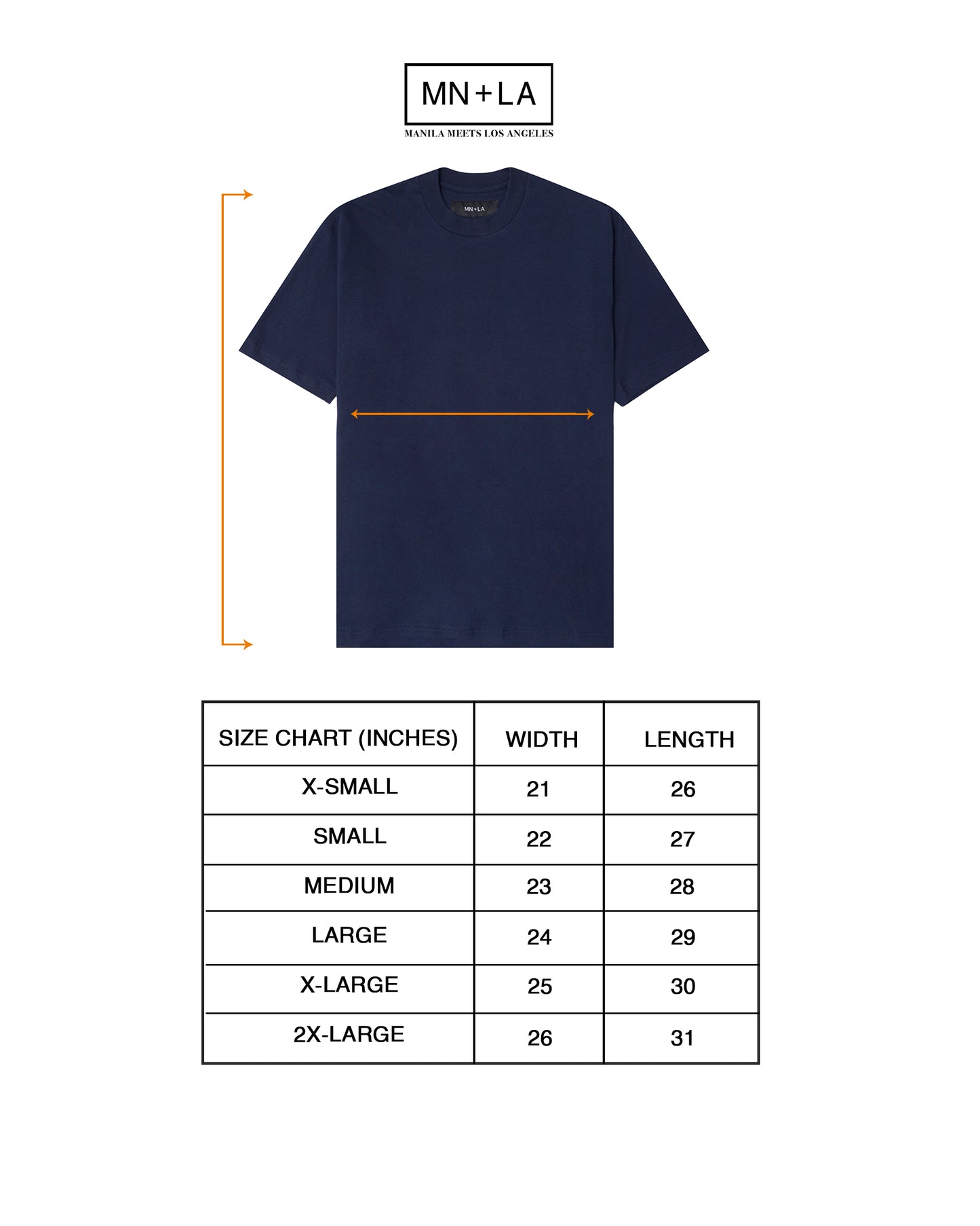 OVERSIZED TEE IN NAVY