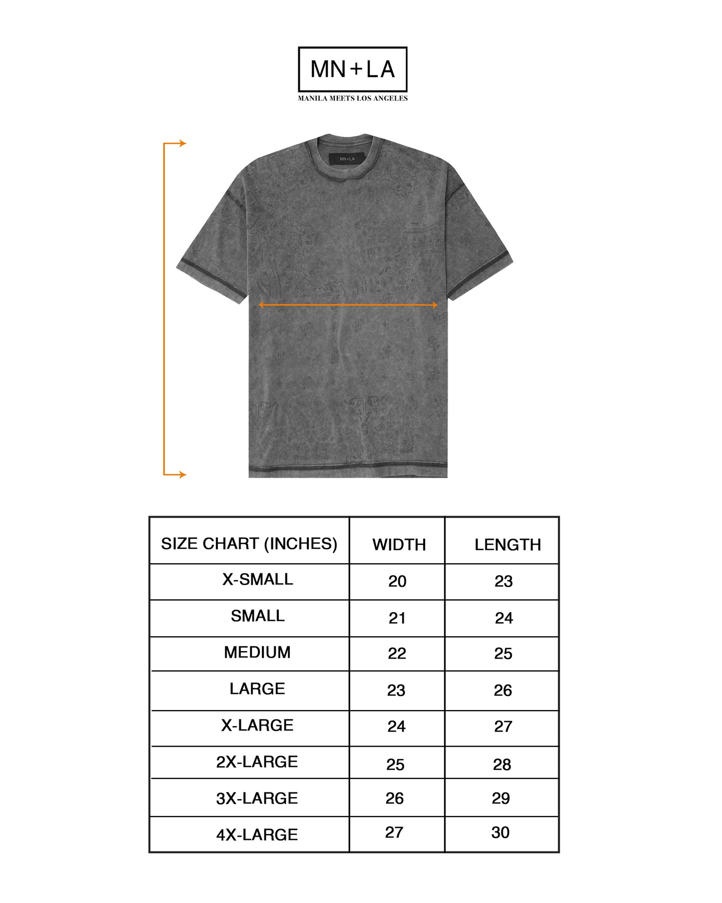 BOX TEE IN STONE PAISLEY