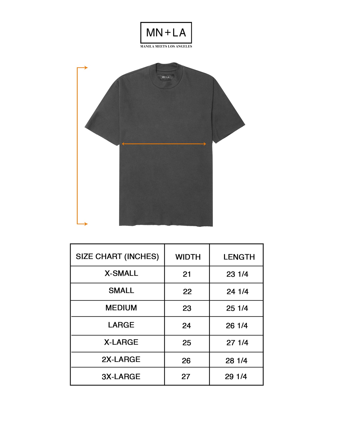 CHOP CHOP TEE IN CHARCOAL GREY